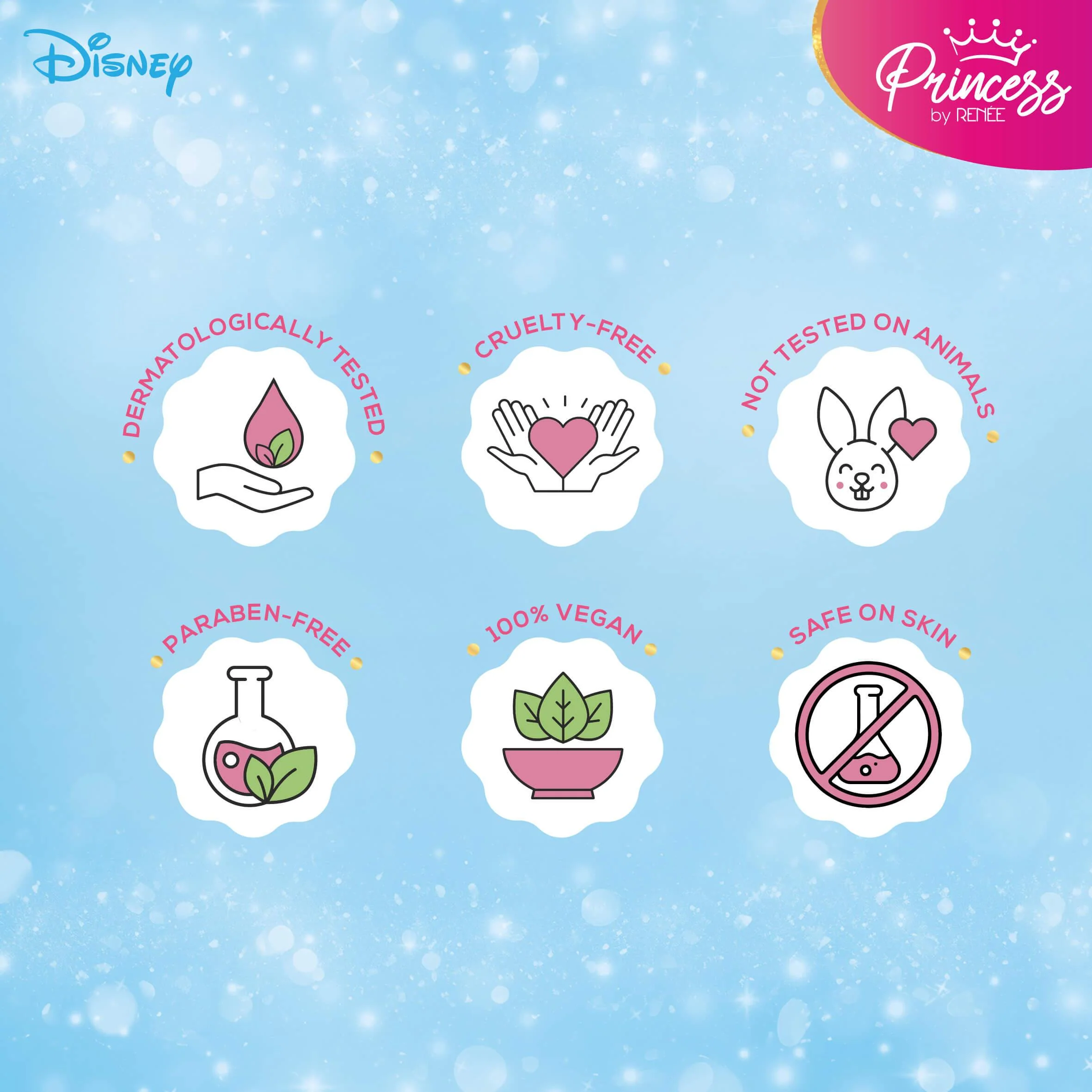 Disney Fairytale Perfume Combo of 5 by Princess by RENEE, 10 ml each - Image 6