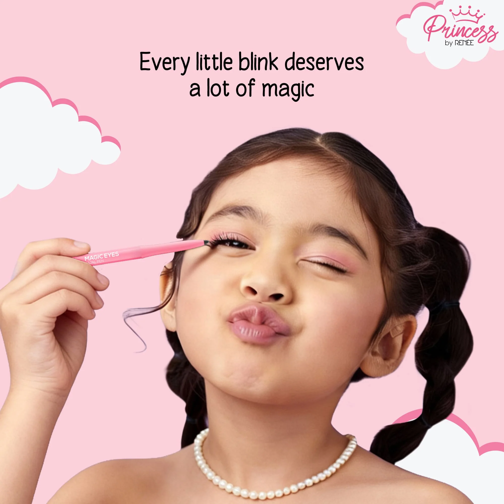 Magic Eyes Kajal Pen For Preteens, Safe & 100% Naturally Derived Ingredients, Ophthalmologically Tested by Princess by RENEE , 0.35 g - Image 4