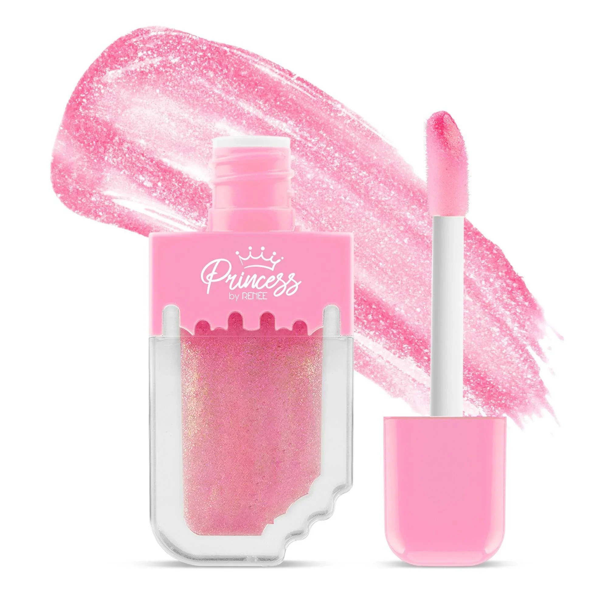 Sugar Sparkles Colour Changing Lip Gloss by Princess By RENEE, 4 ml - Image 3