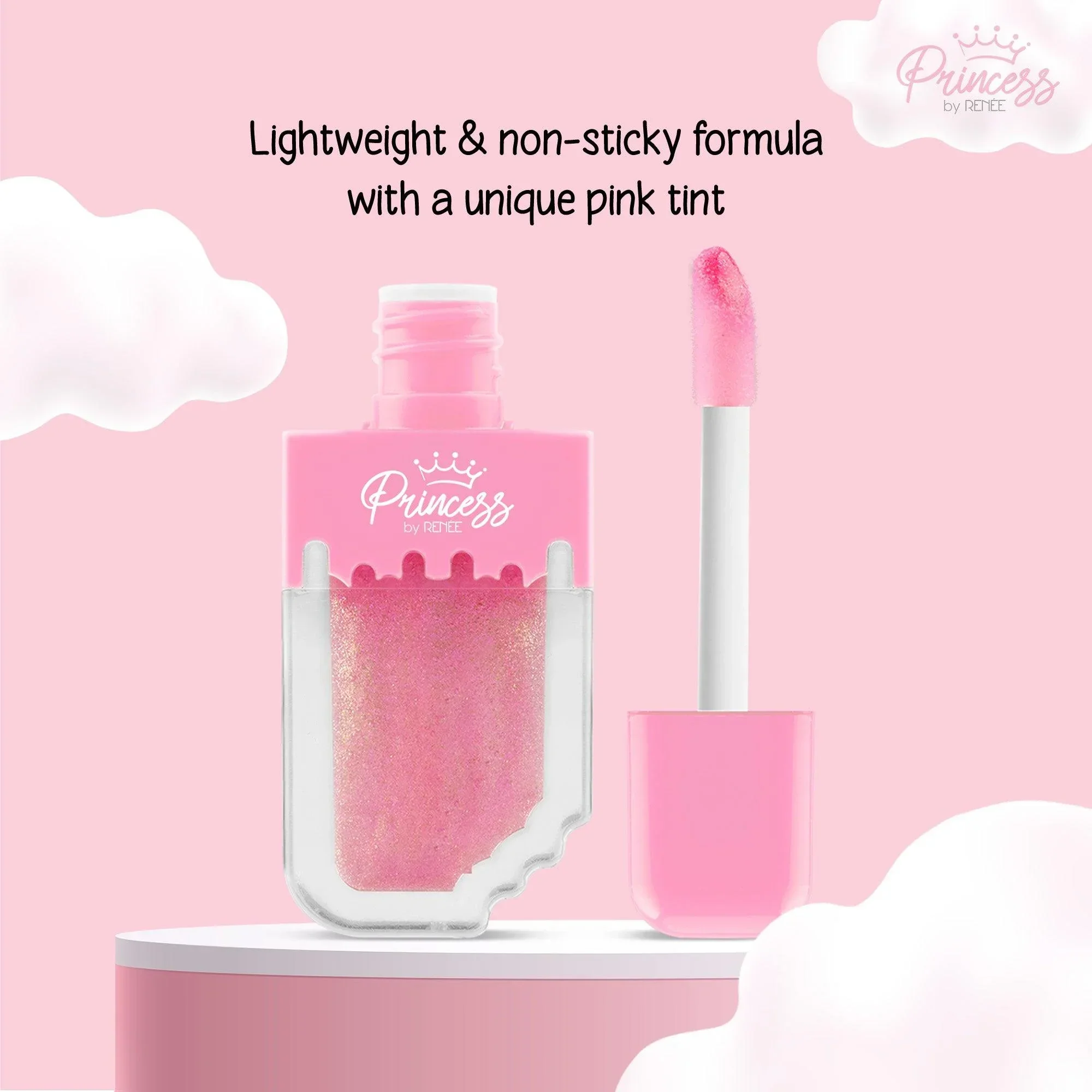 Sugar Sparkles Colour Changing Lip Gloss by Princess By RENEE, 4 ml - Image 4