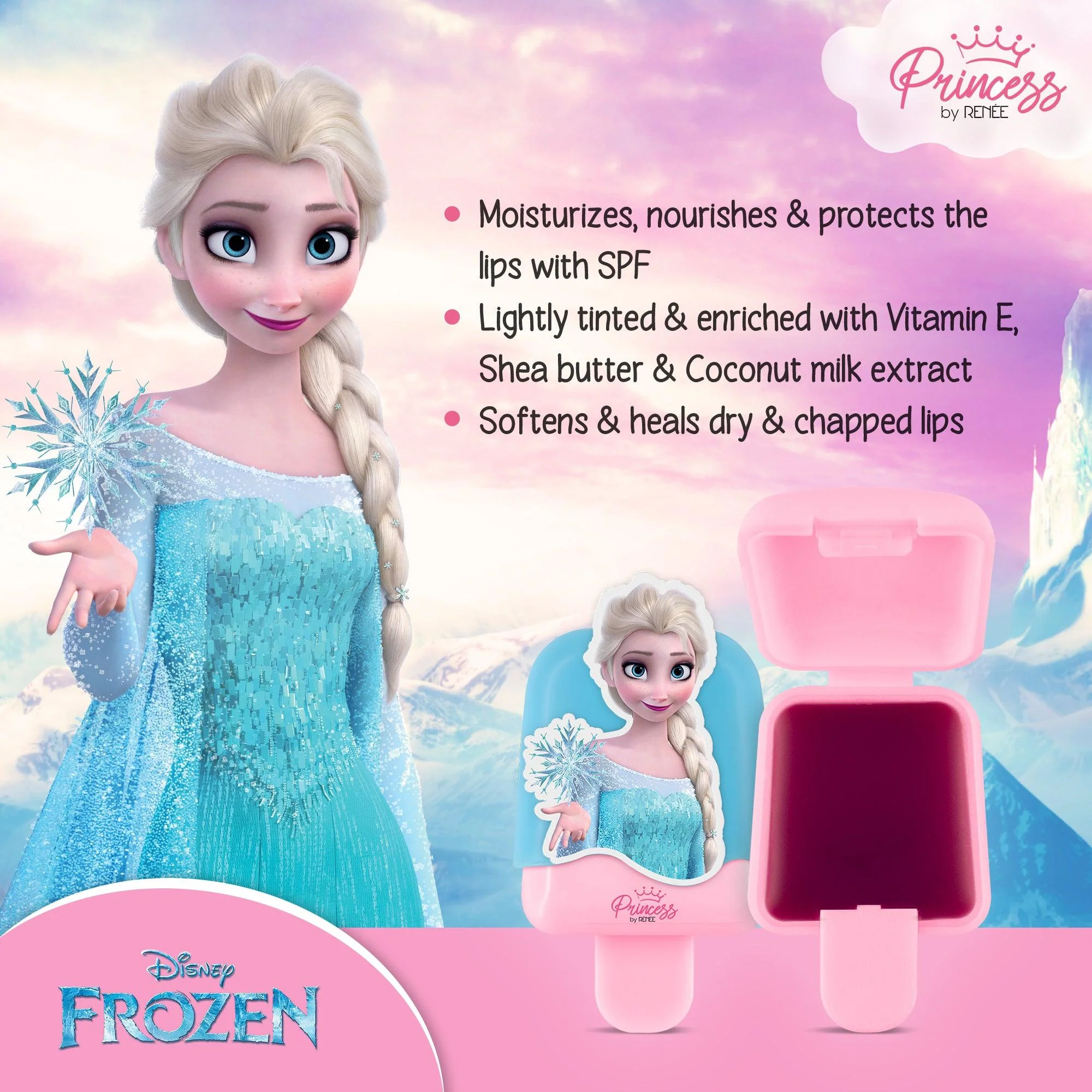 Popsicle Lip Balm - Disney Frozen Princess By RENEE, 2g - Image 11