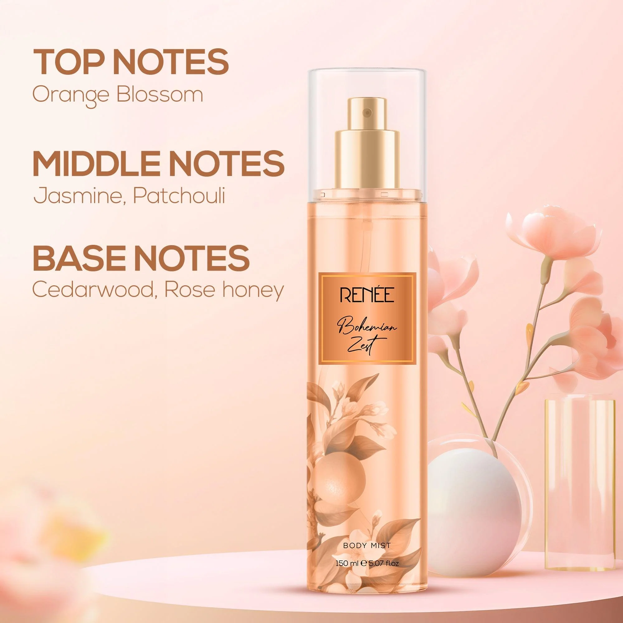 RENEE Bohemian Zest Body Mist, 150ml - Image 4