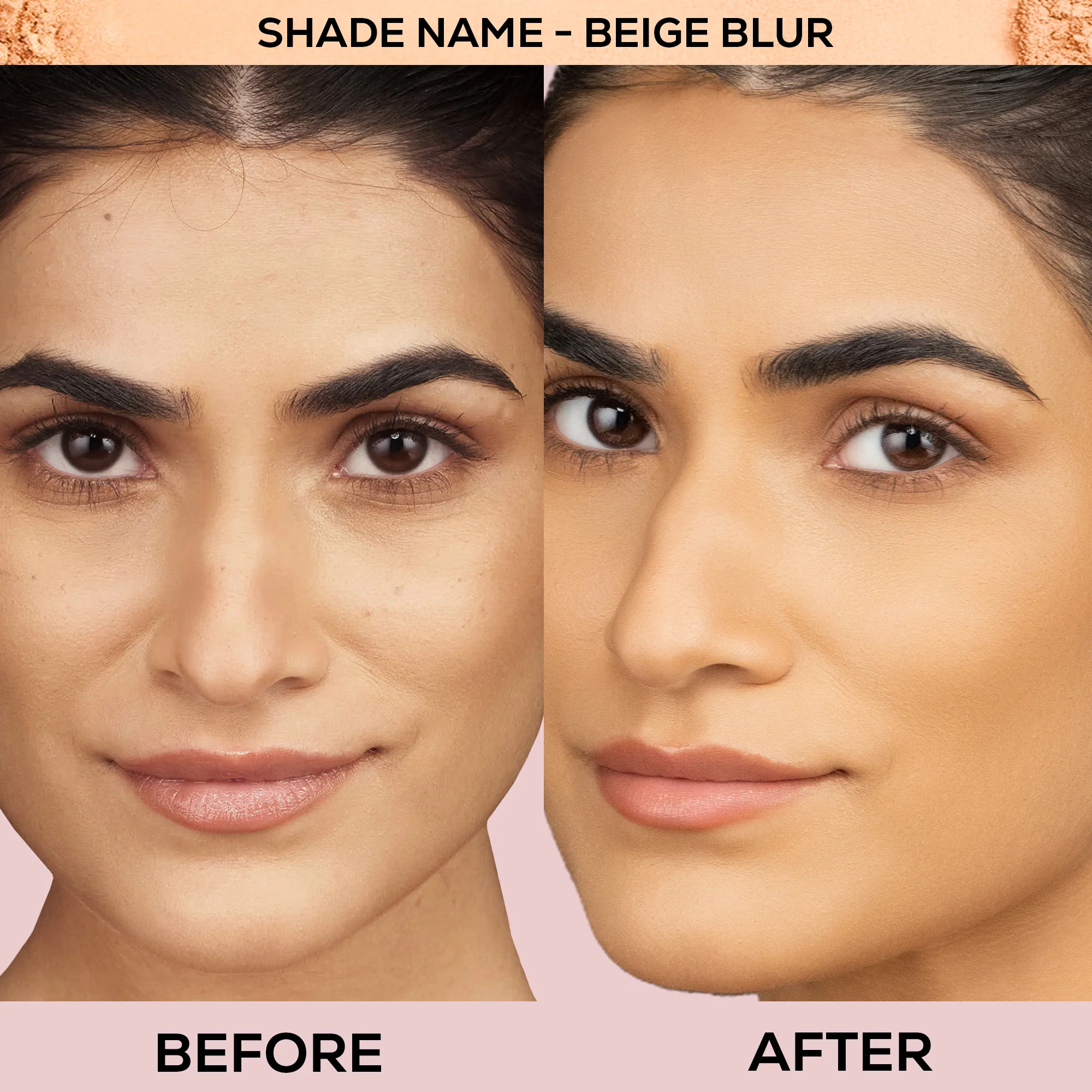 RENEE Bollywood Filter Pore Minimising Blurring Compact With Matte Finish & Full Coverage, 9 g - Image 16