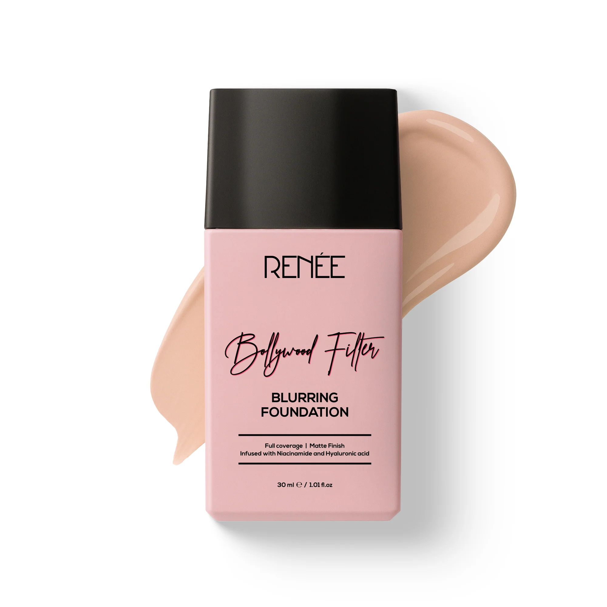 RENEE Bollywood Filter Pore Minimising Blurring Liquid Foundation With Matte Finish & Full Coverage, 30 ml - Image 13