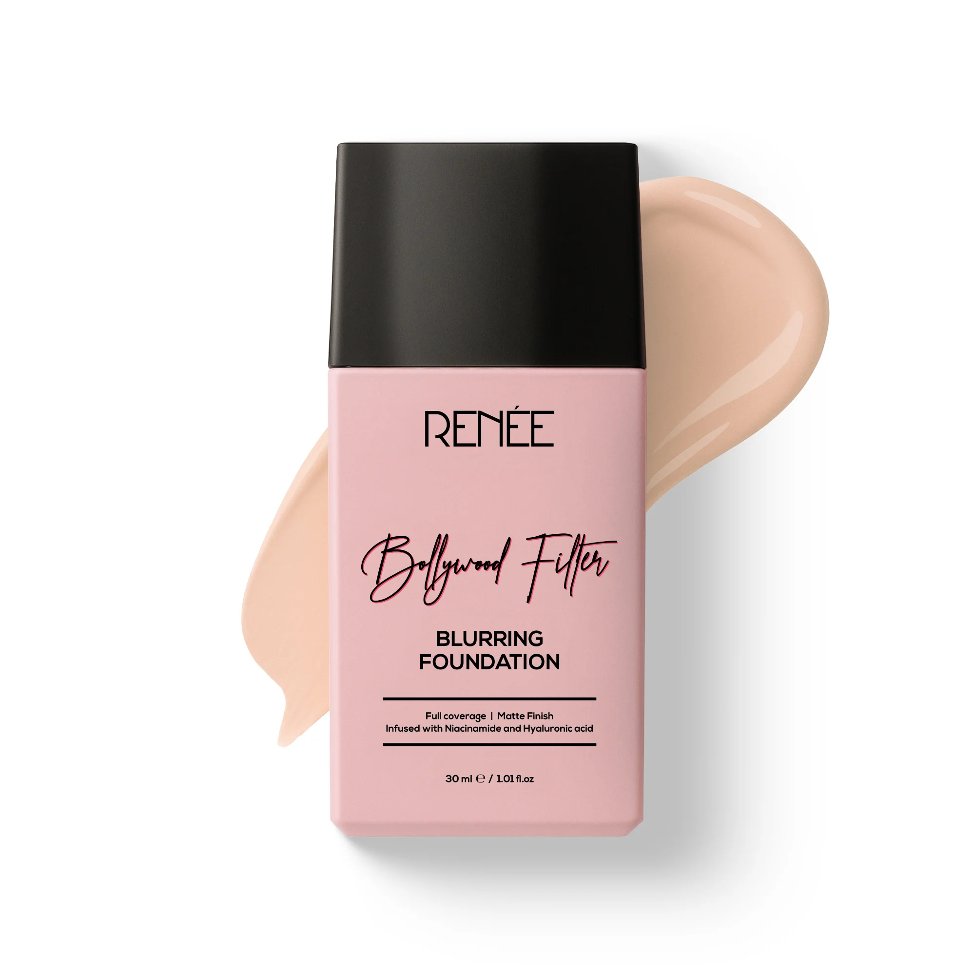 RENEE Bollywood Filter Pore Minimising Blurring Liquid Foundation With Matte Finish & Full Coverage, 30 ml - Image 7