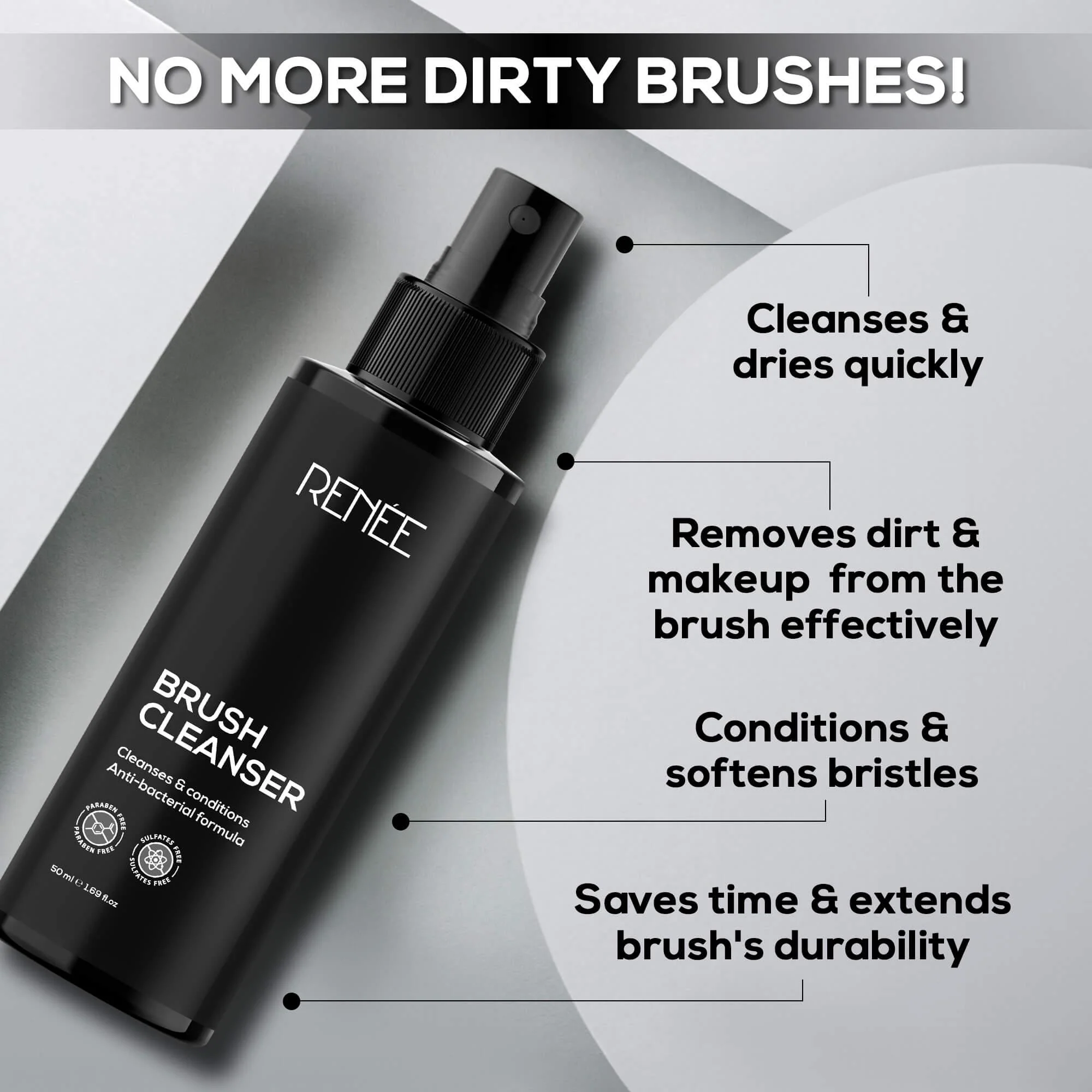 RENEE Brush Cleanser 50 ml - Image 3