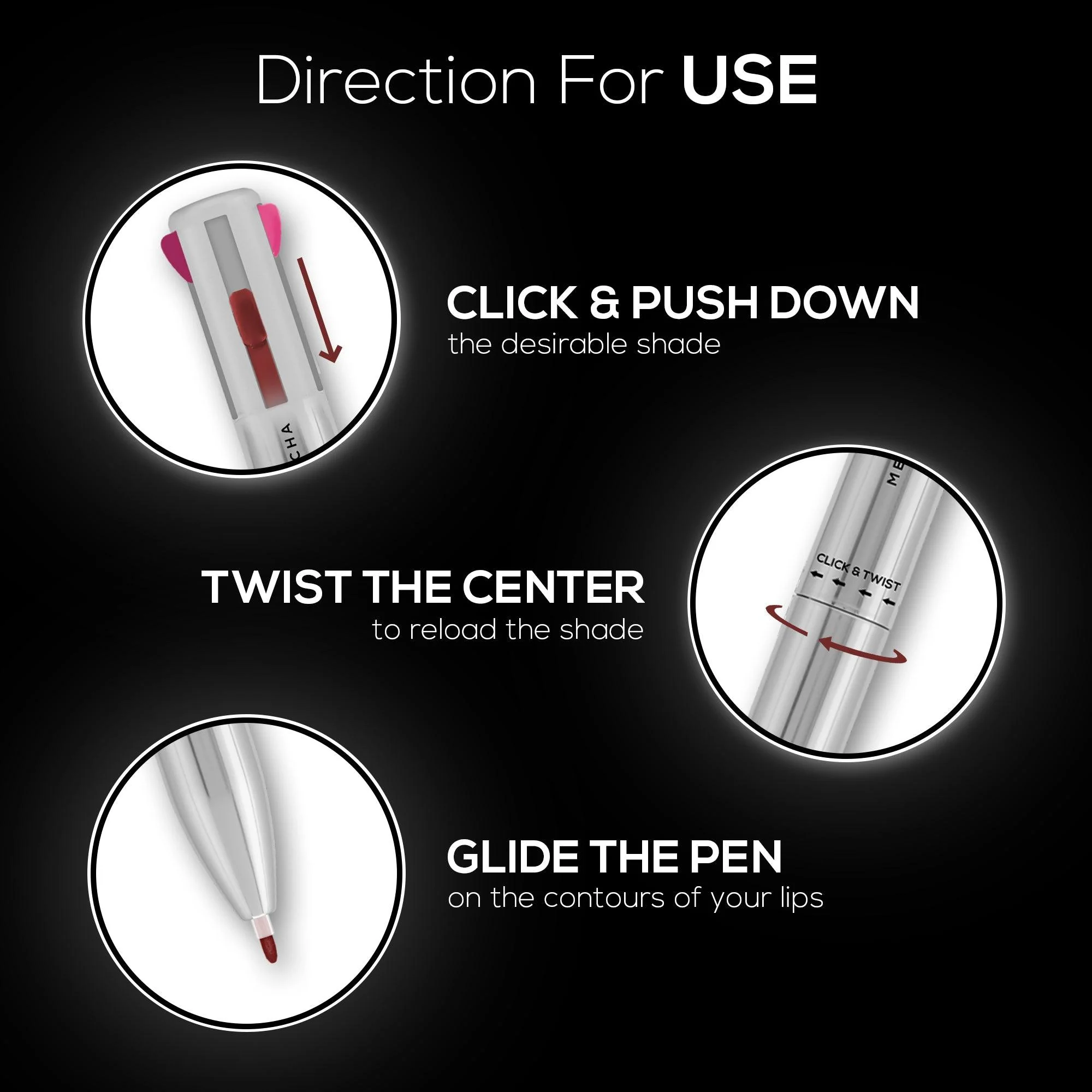 RENEE Draw 4 4-IN-1 Lip Liner - Image 4