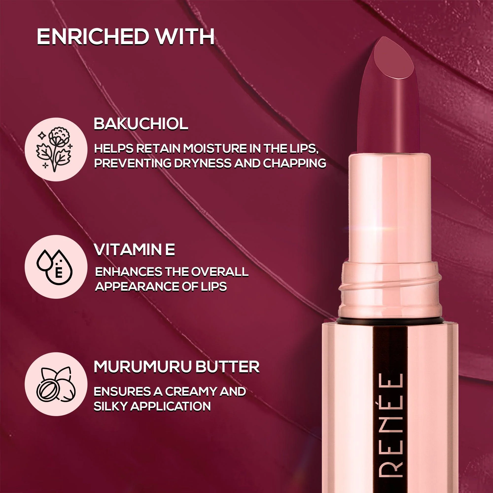 RENEE Everstay Long Stay Matte Lipstick, 4.2 g - Image 17