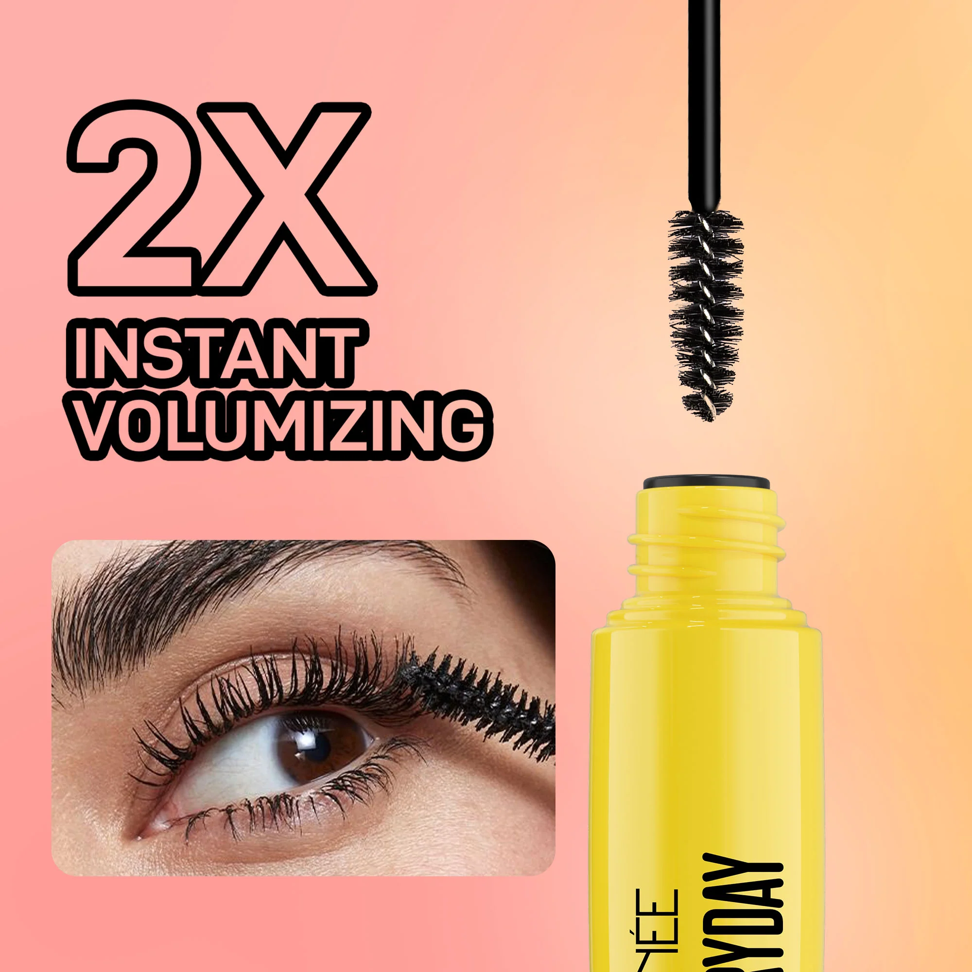 RENEE Everyday 2X Instant Volumizing, Waterproof Mascara, 15 ml - Image 3