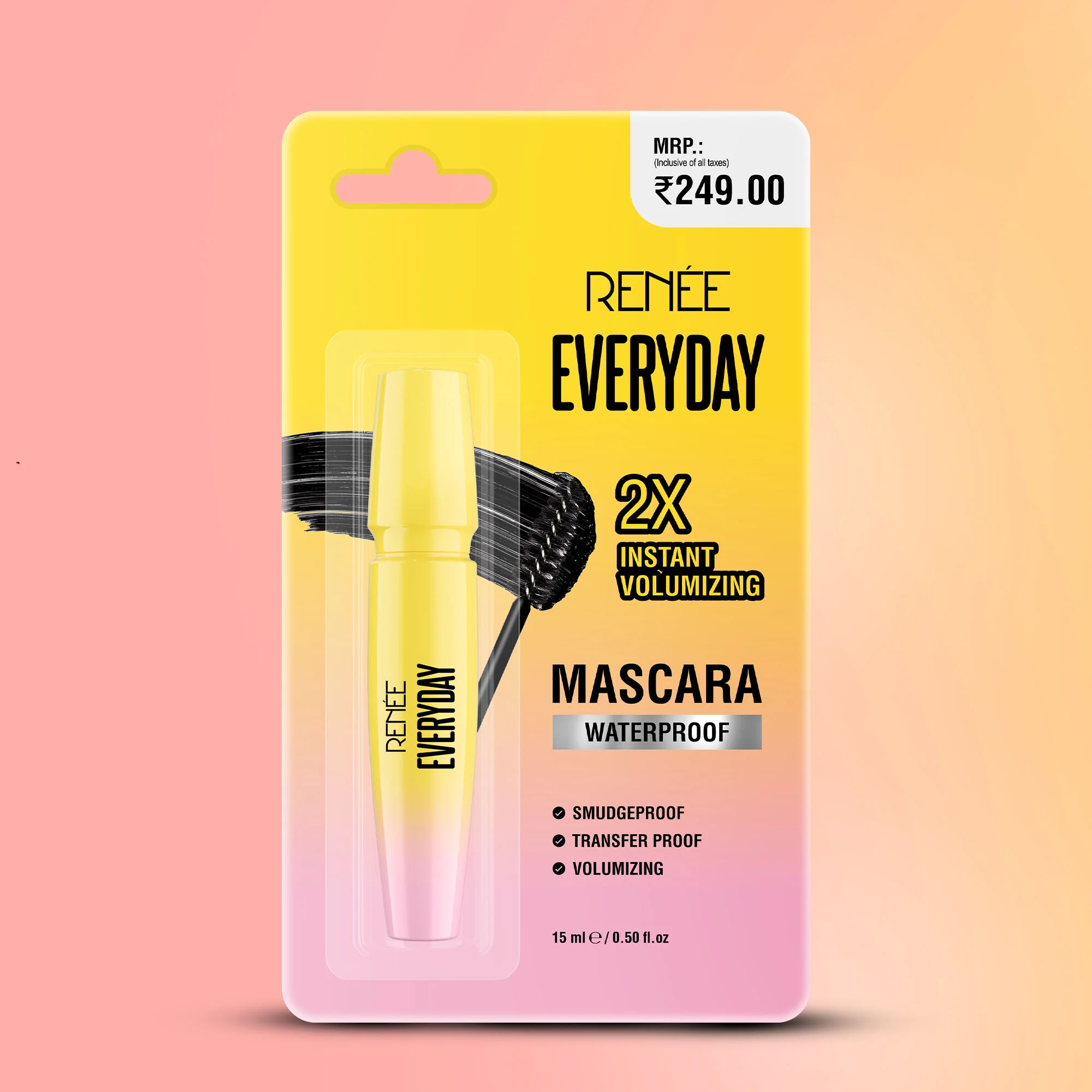 RENEE Everyday 2X Instant Volumizing, Waterproof Mascara, 15 ml - Image 6