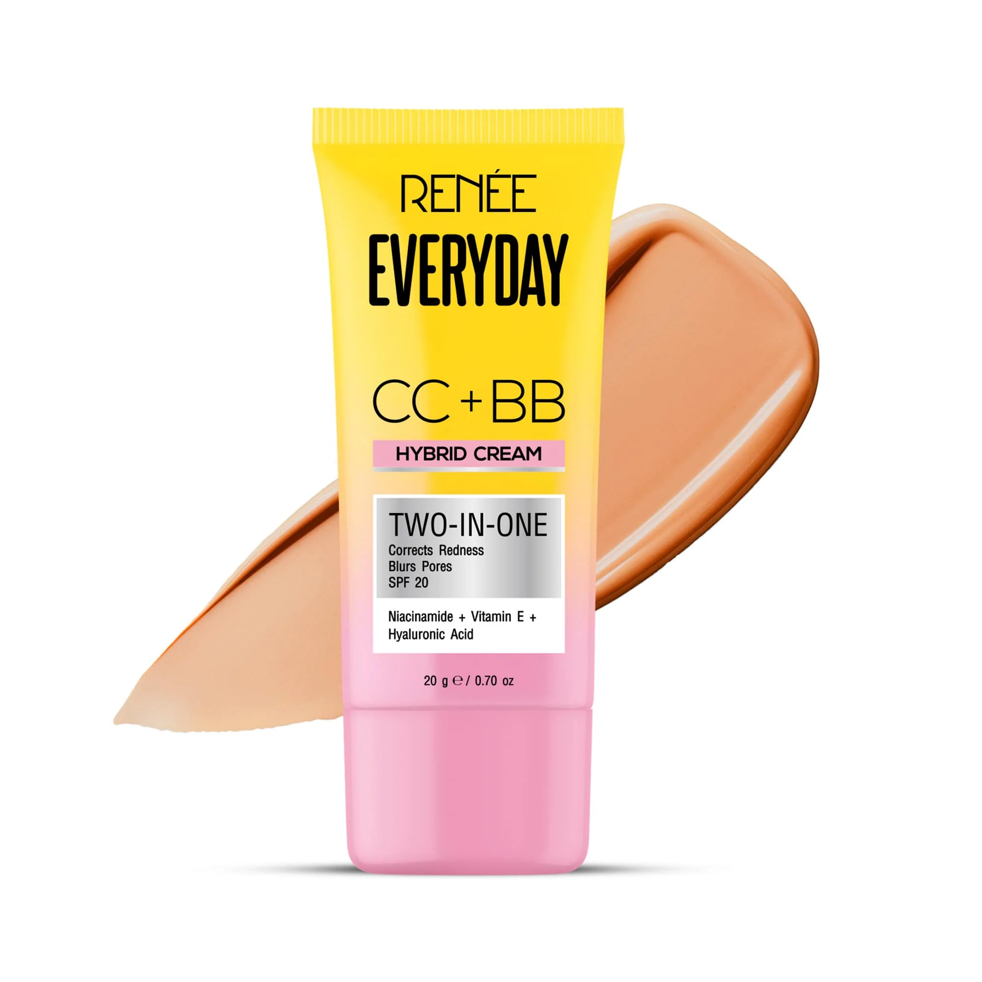 RENEE Everyday CC + BB Hybrid Cream With SPF 20 For Even Skin Tone - Image 25