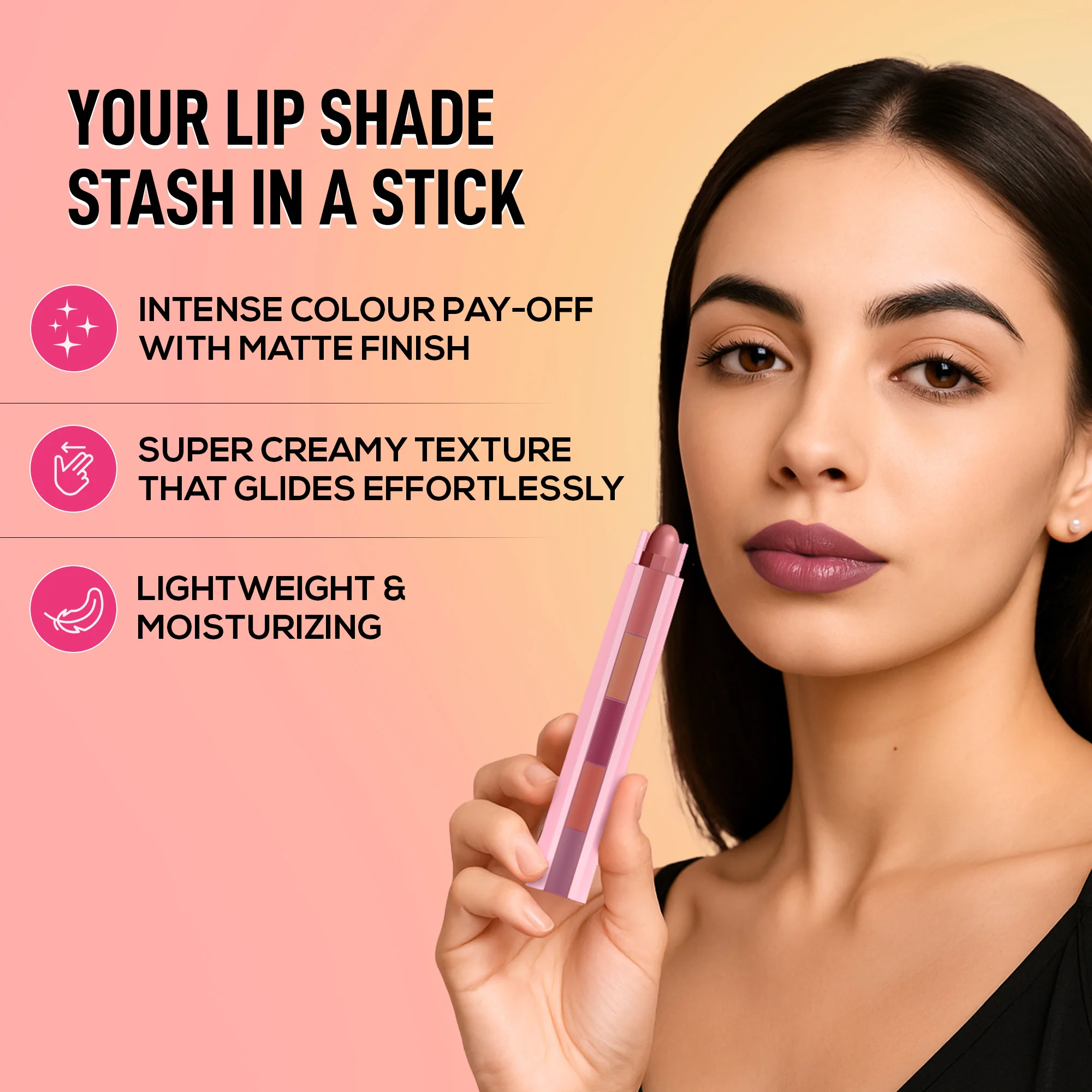 RENEE Everyday Fab 5 5-in-1 Matte Lipstick - Image 13