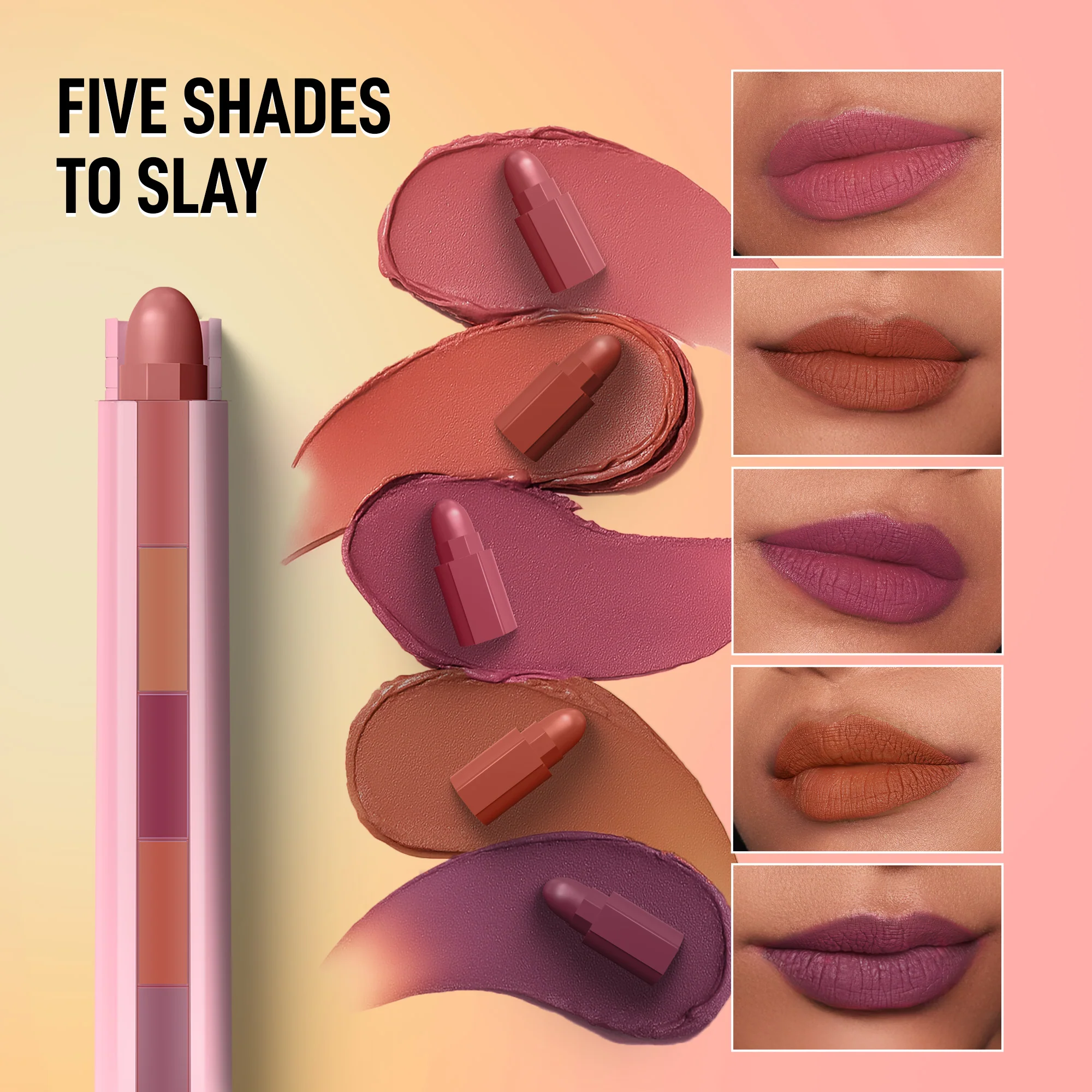 RENEE Everyday Fab 5 5-in-1 Matte Lipstick - Image 14