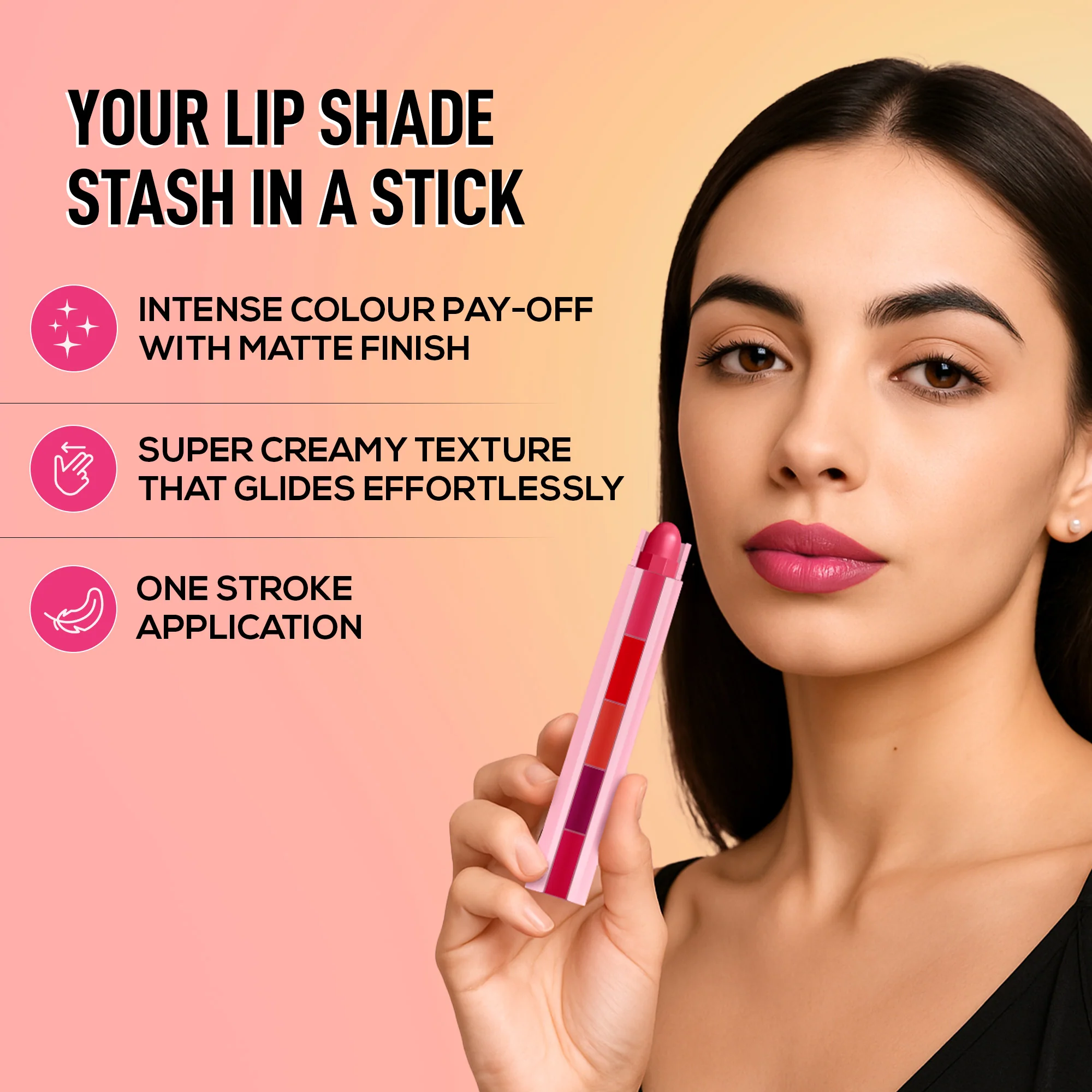 RENEE Everyday Fab 5 5-in-1 Matte Lipstick - Image 2