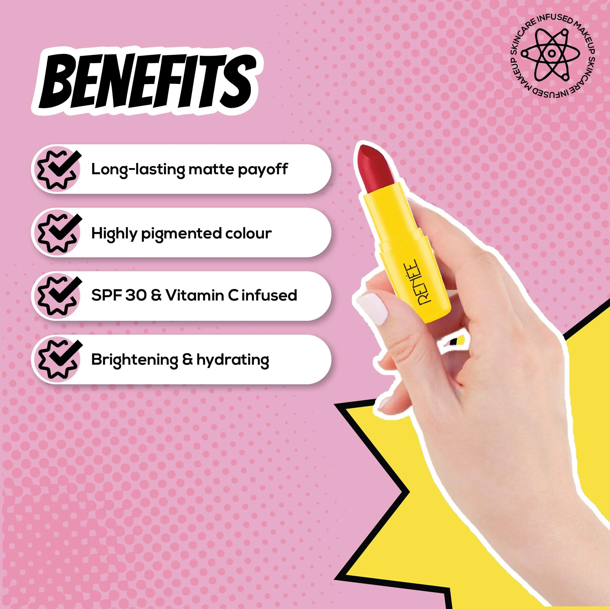 RENEE Everyday Matte Lipstick, 3 g - Image 23