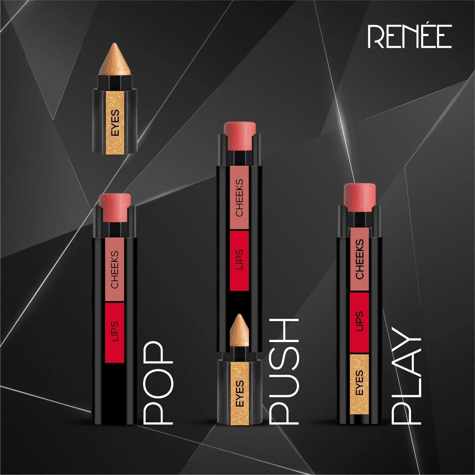 RENEE Fab Face 3 in 1 Make-up Stick 4.5g - Image 7