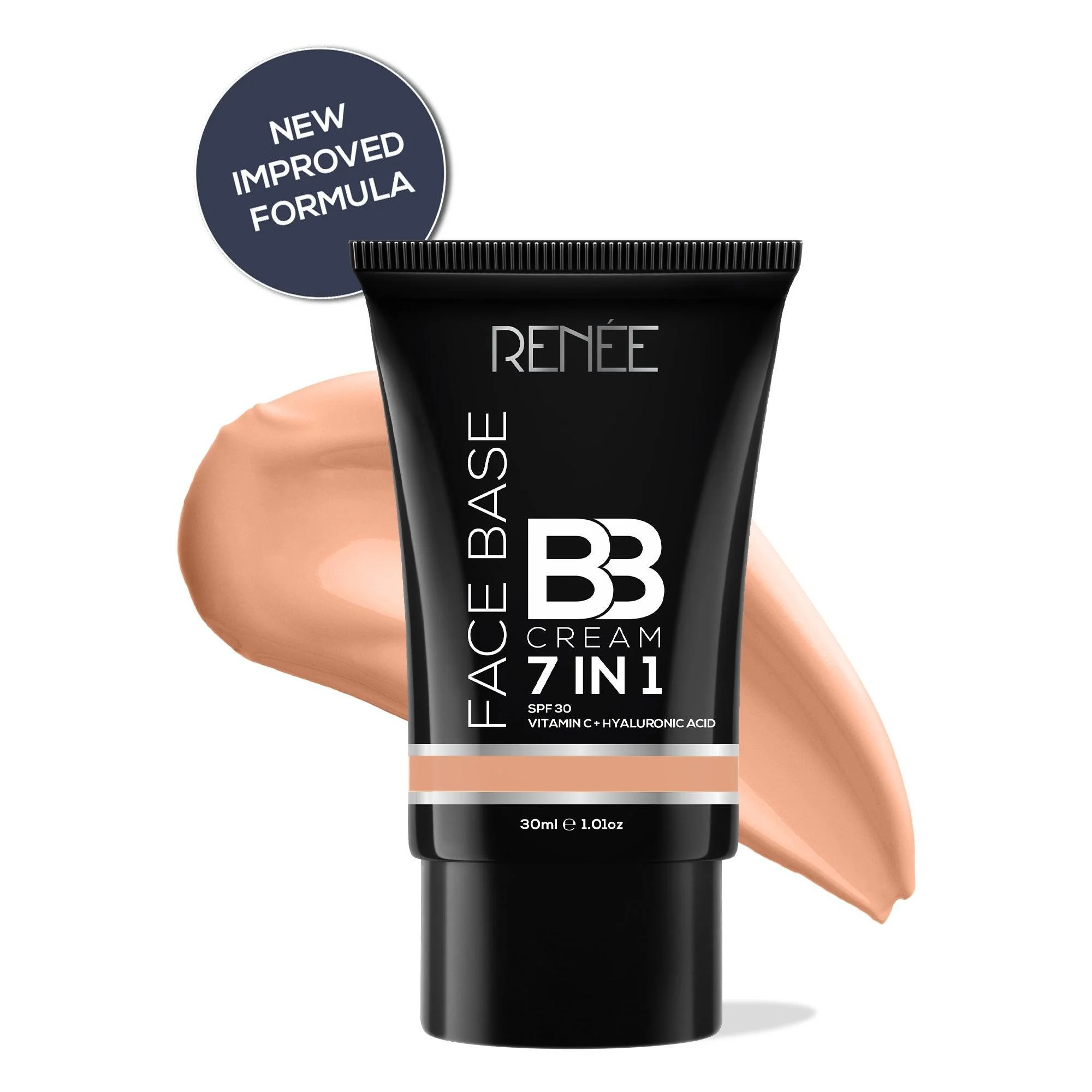 RENEE Face Base 7 in 1 BB Cream with SPF 30, Hyaluronic Acid & Vitamin C, 30 ml - Image 64