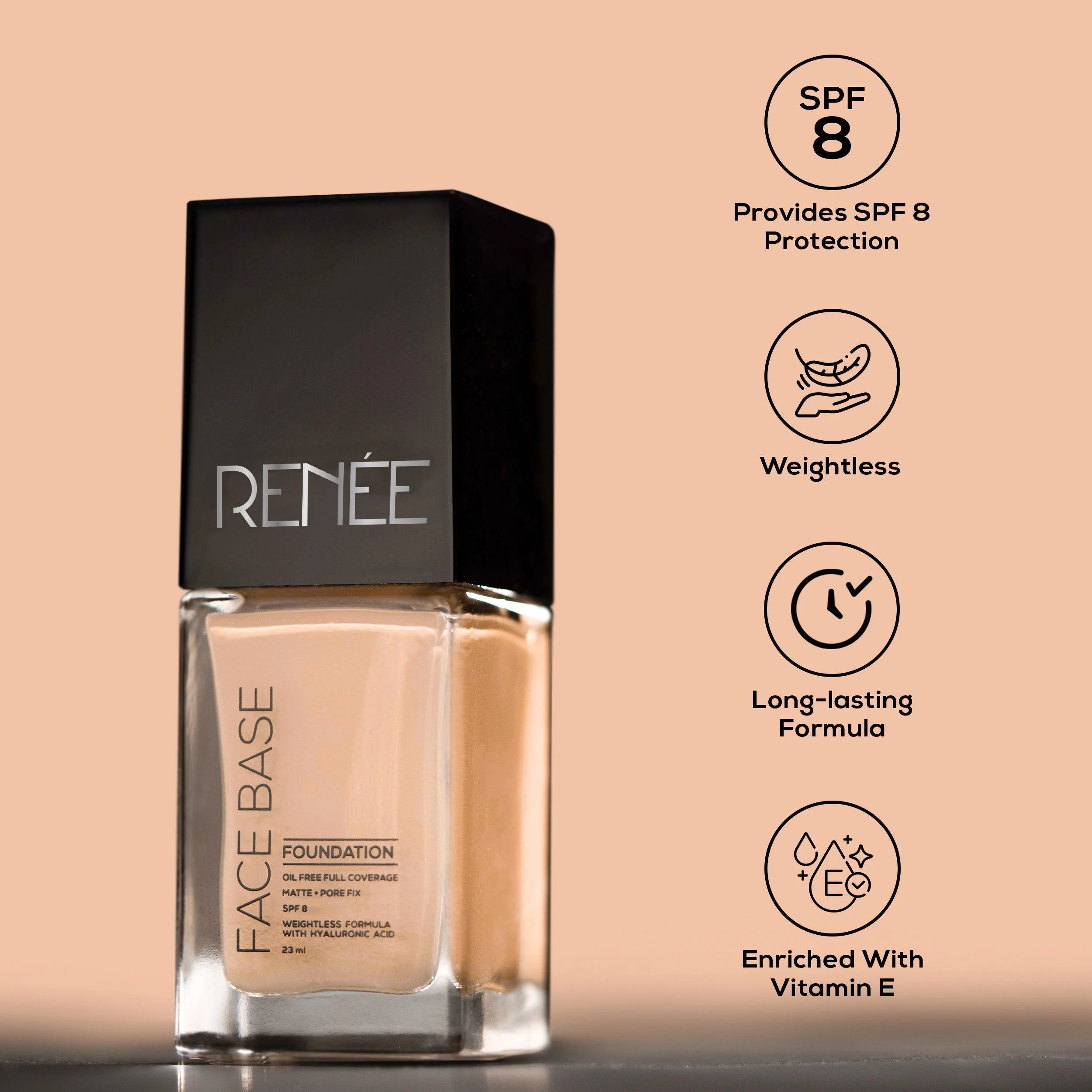 RENEE Face Base Liquid Foundation, 23 ml - Image 20