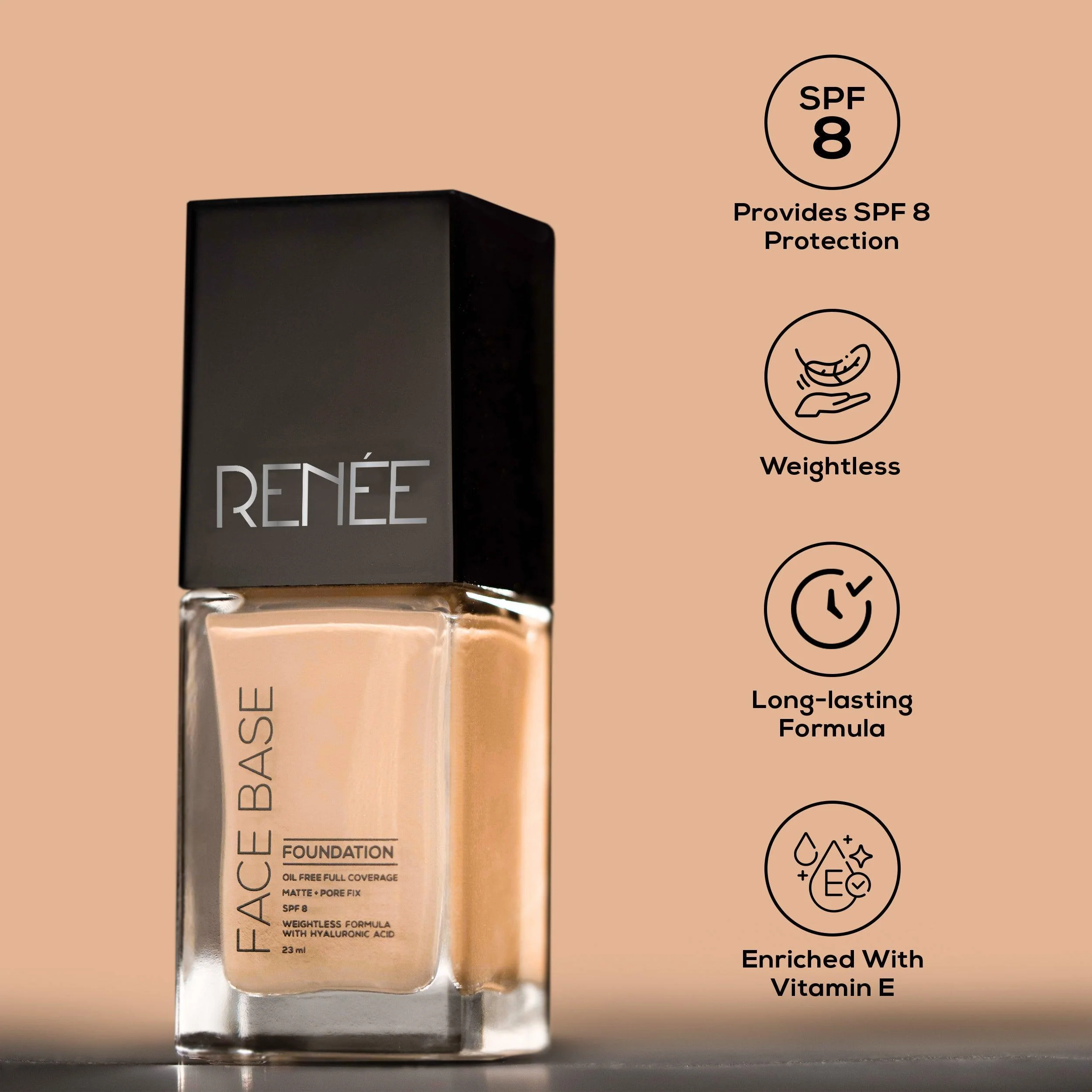 RENEE Face Base Liquid Foundation, 23 ml - Image 26