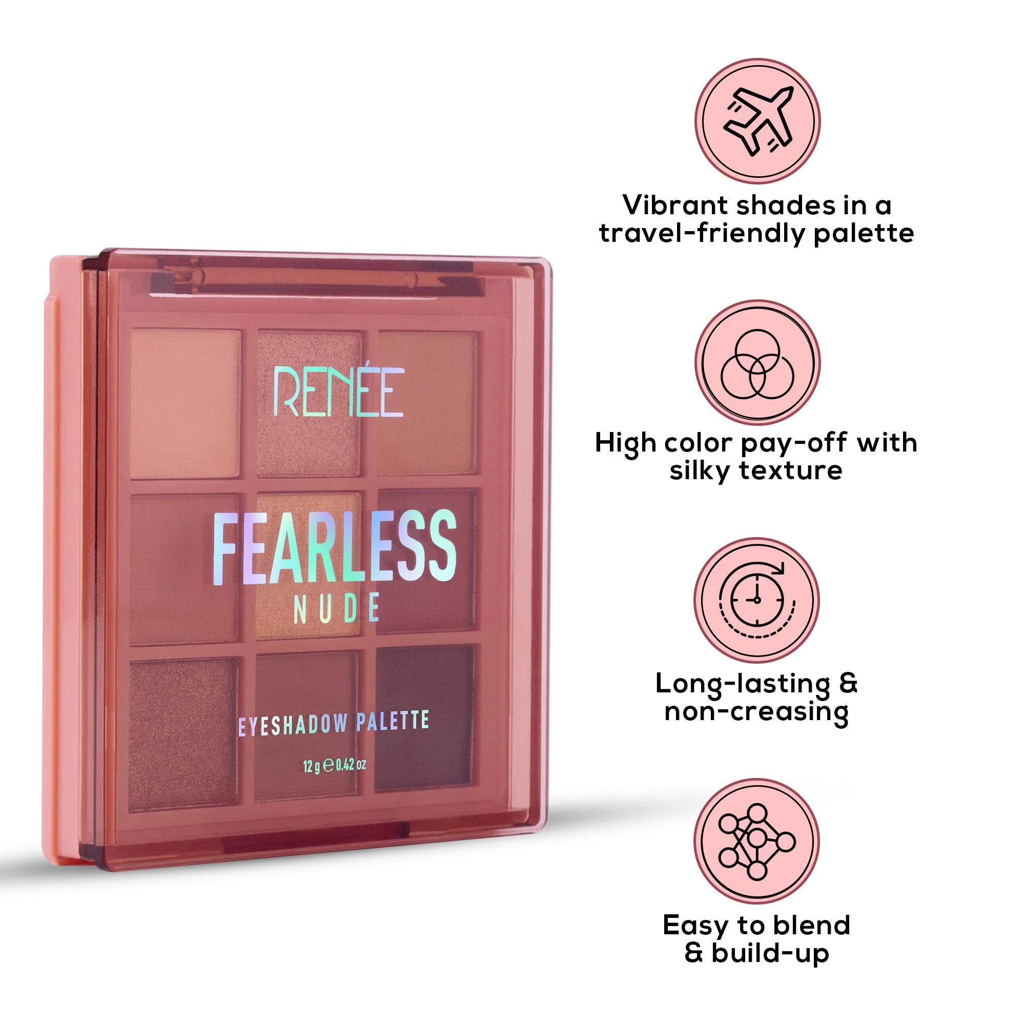 RENEE Fearless Eyeshadow Palette, 12 g - Image 18