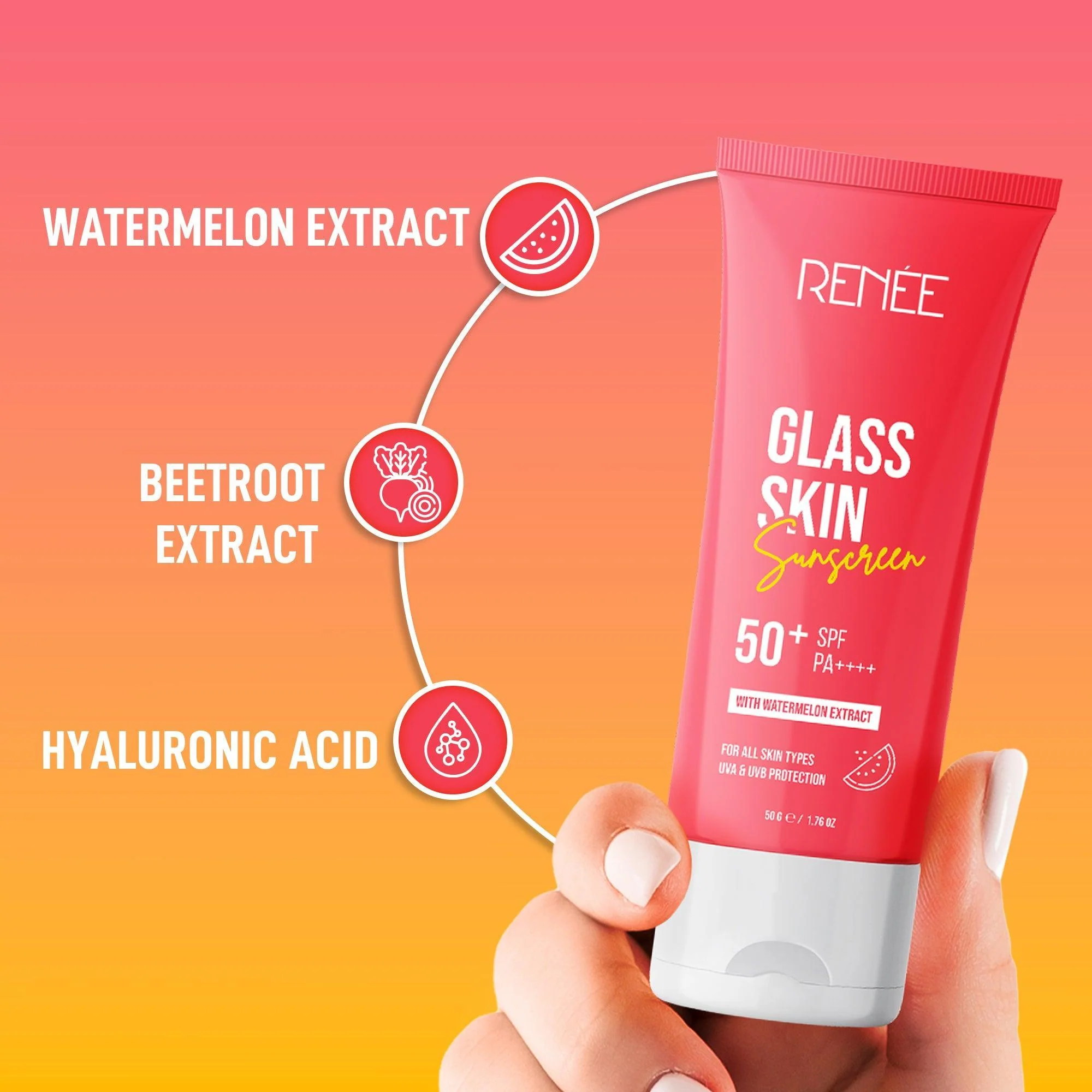 RENEE Glass Skin Sunscreen, 50 g - Image 5