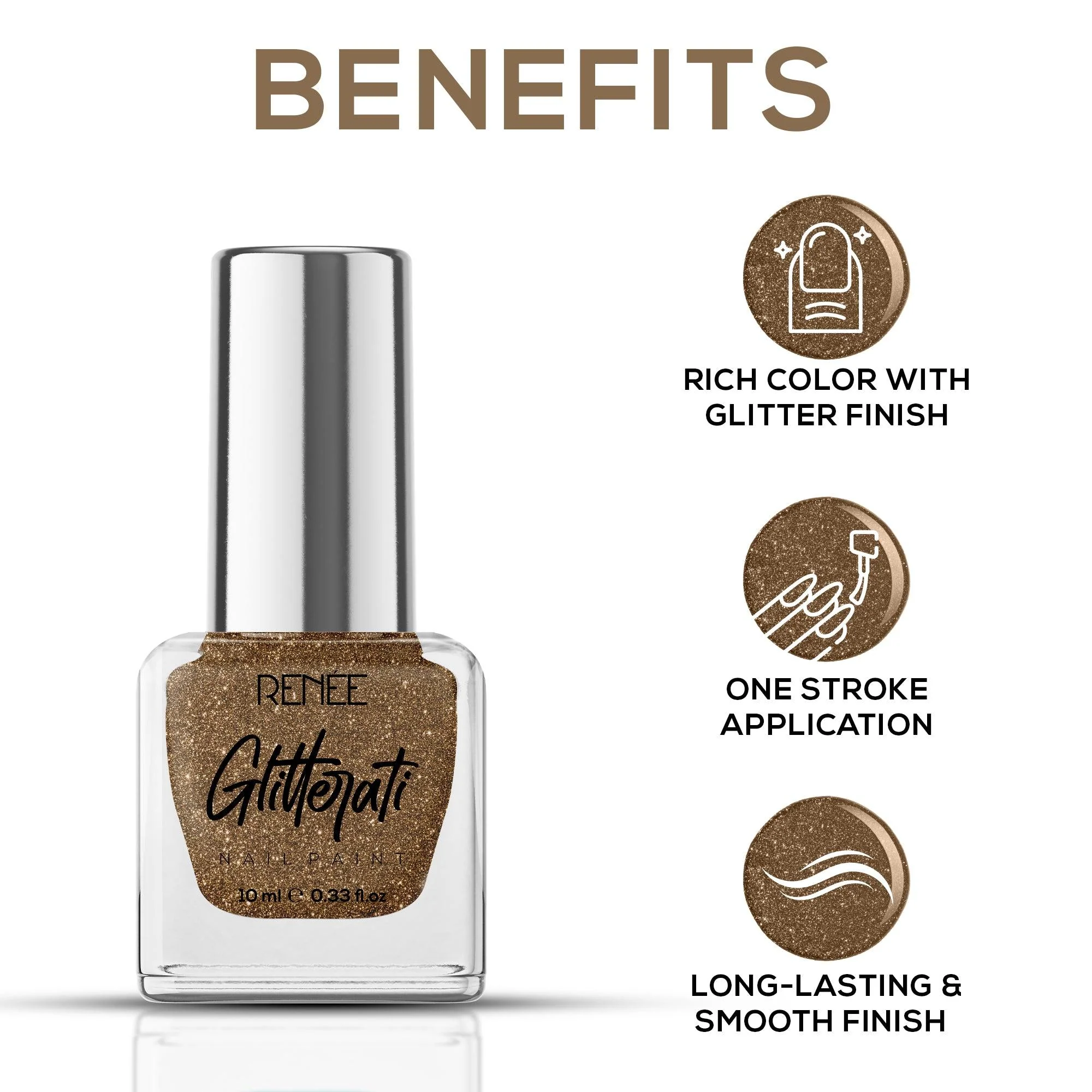 RENEE Glitterati Nail Paint 10ml - Image 23