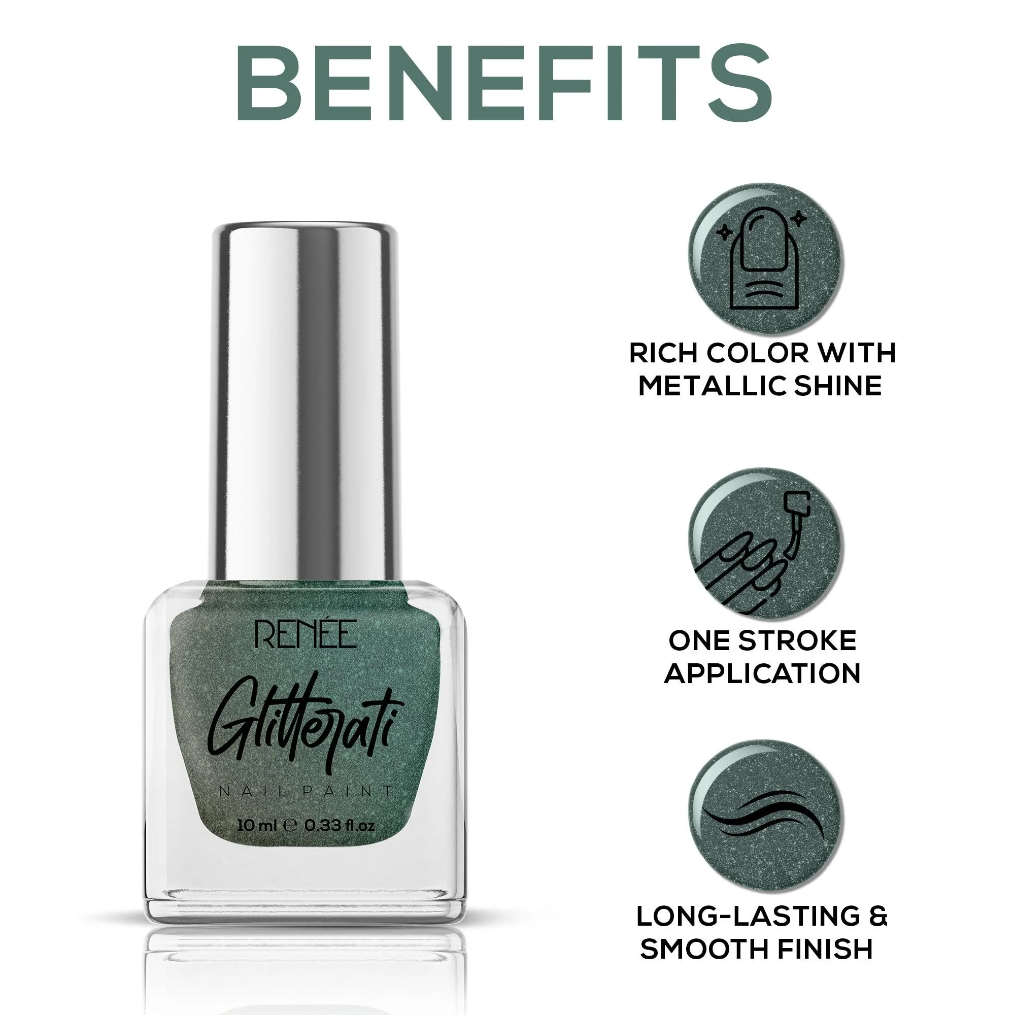 RENEE Glitterati Nail Paint 10ml - Image 28