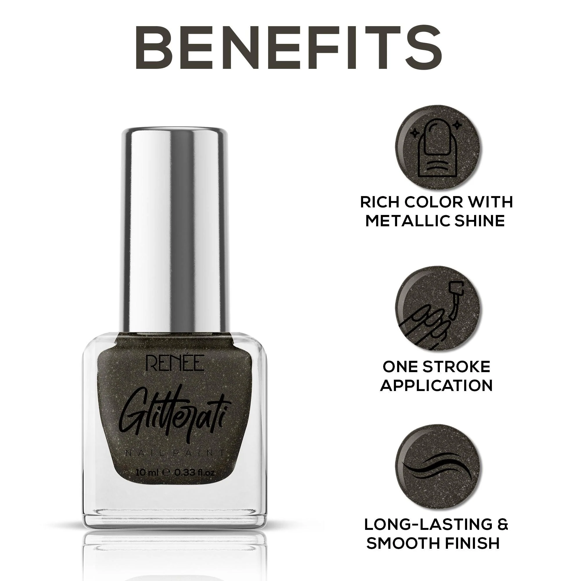 RENEE Glitterati Nail Paint 10ml - Image 33