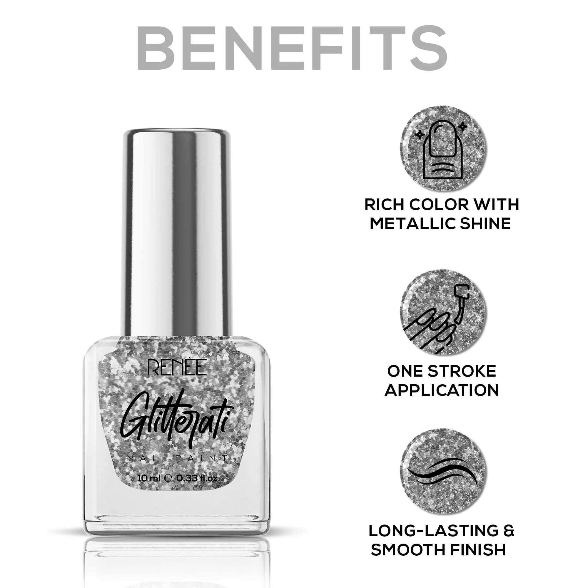 RENEE Glitterati Nail Paint 10ml - Image 49