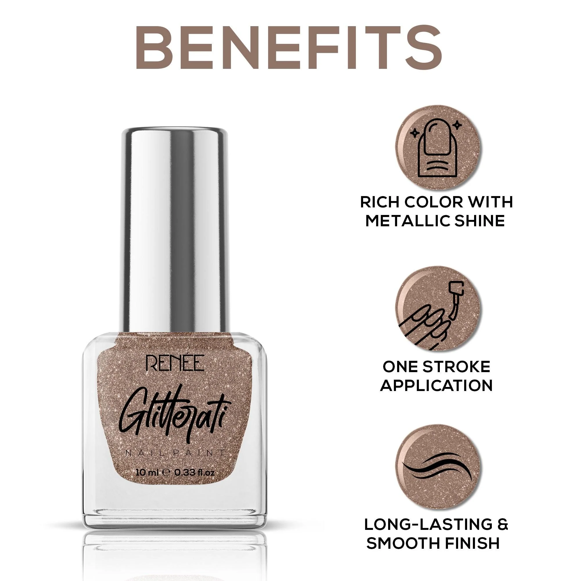 RENEE Glitterati Nail Paint 10ml - Image 54