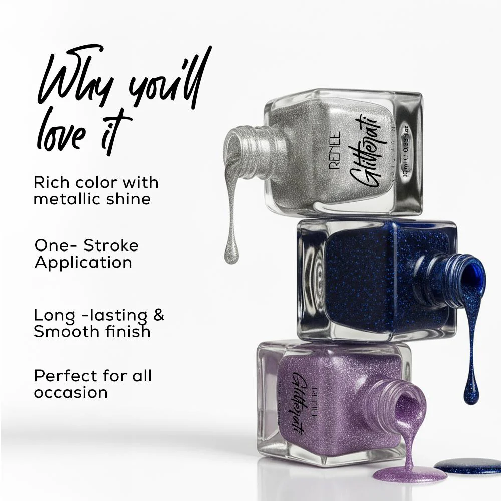 RENEE Glitterati Nail Paint 10ml - Image 92