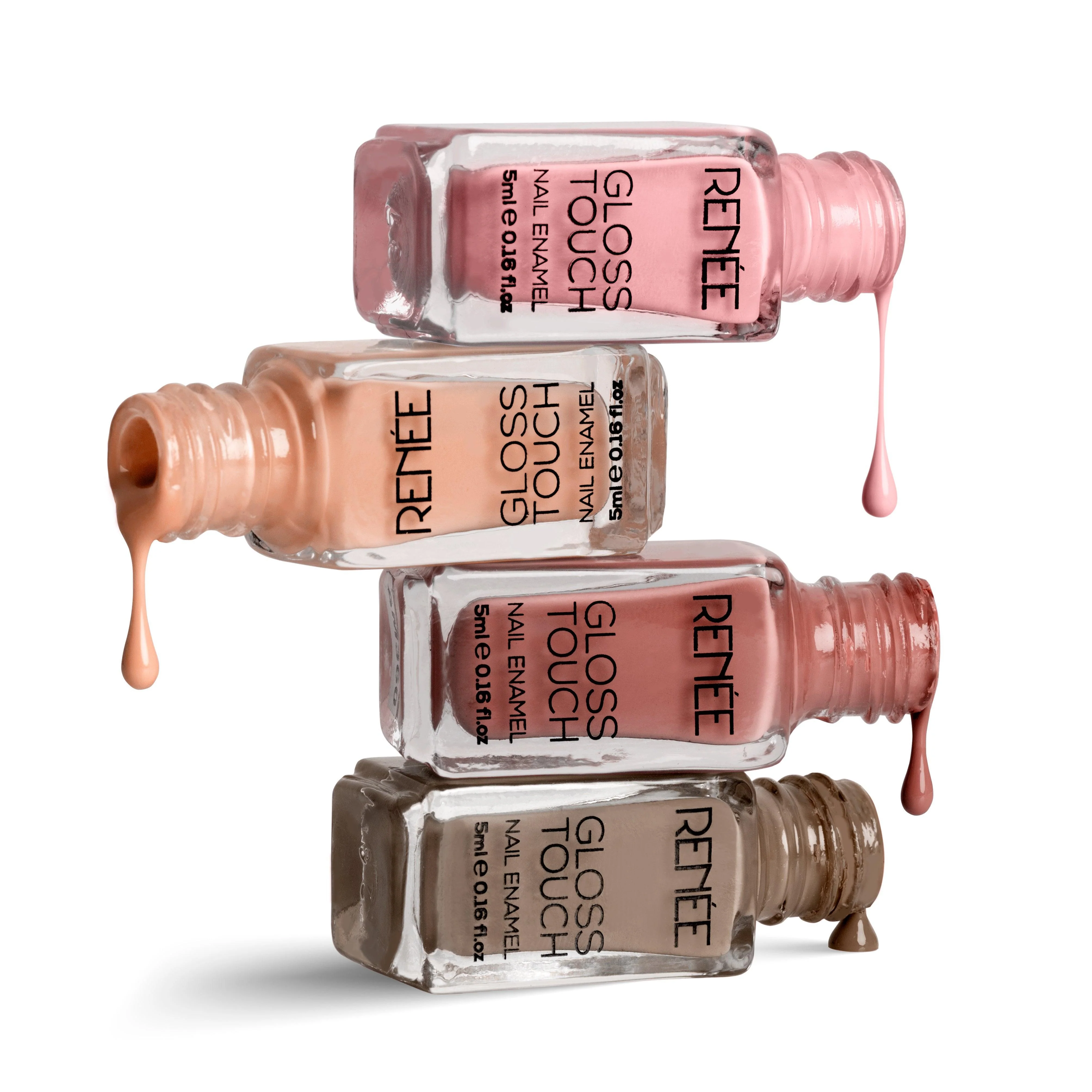RENEE Gloss Touch Set of 4 Nail Enamels, 5 ml each - Image 11
