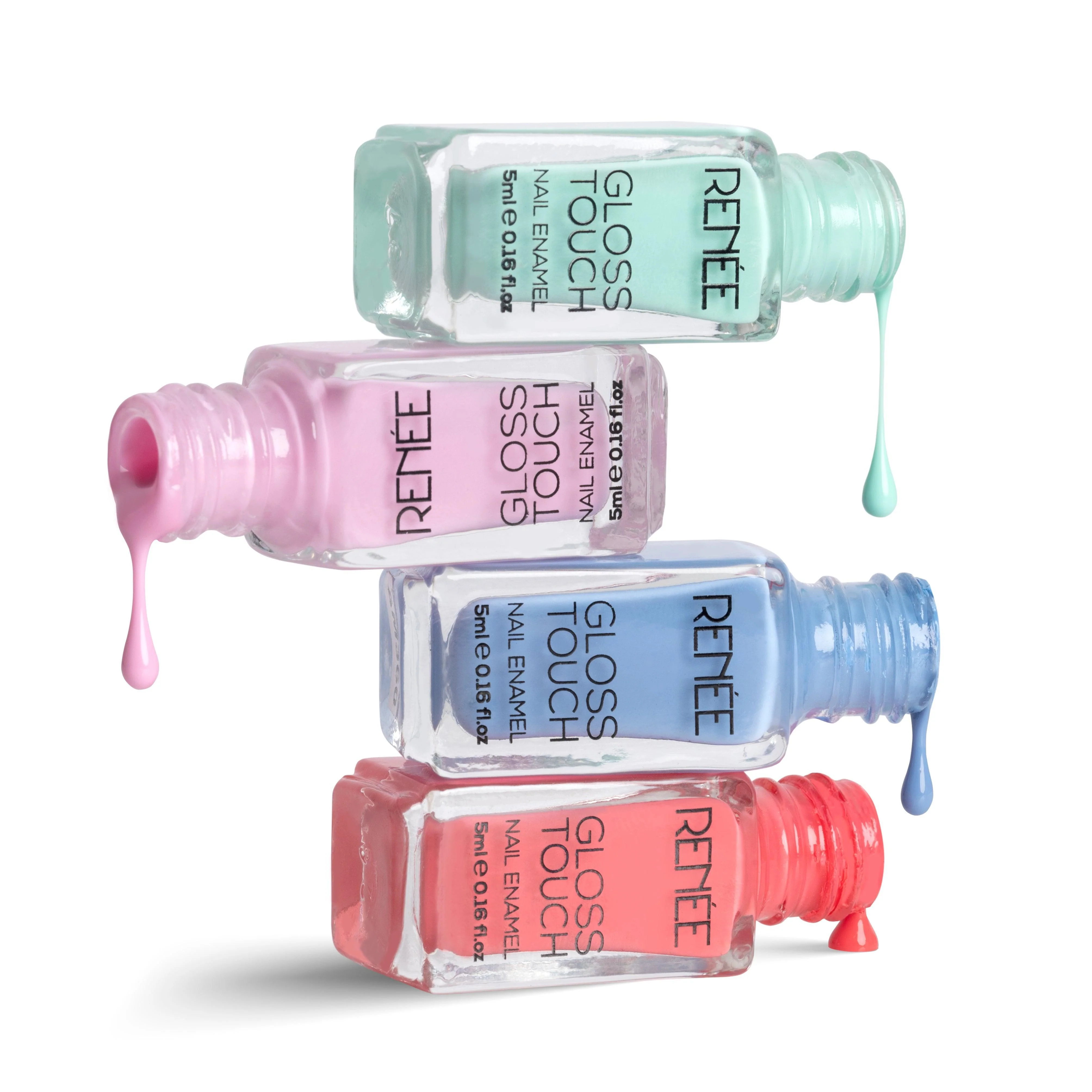 RENEE Gloss Touch Set of 4 Nail Enamels, 5 ml each - Image 16