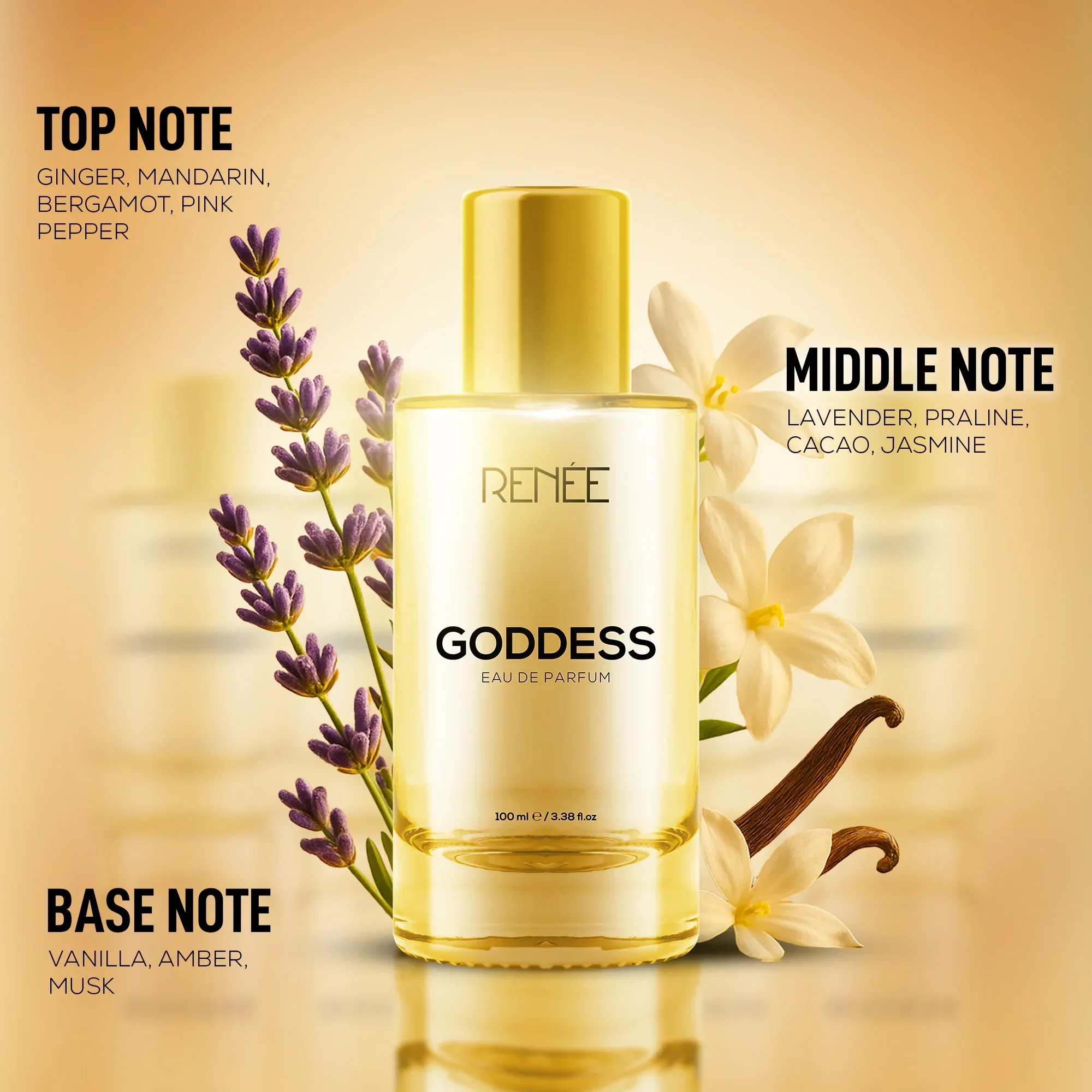 RENEE Goddess Eau De Parfum, 100 ml - Image 3