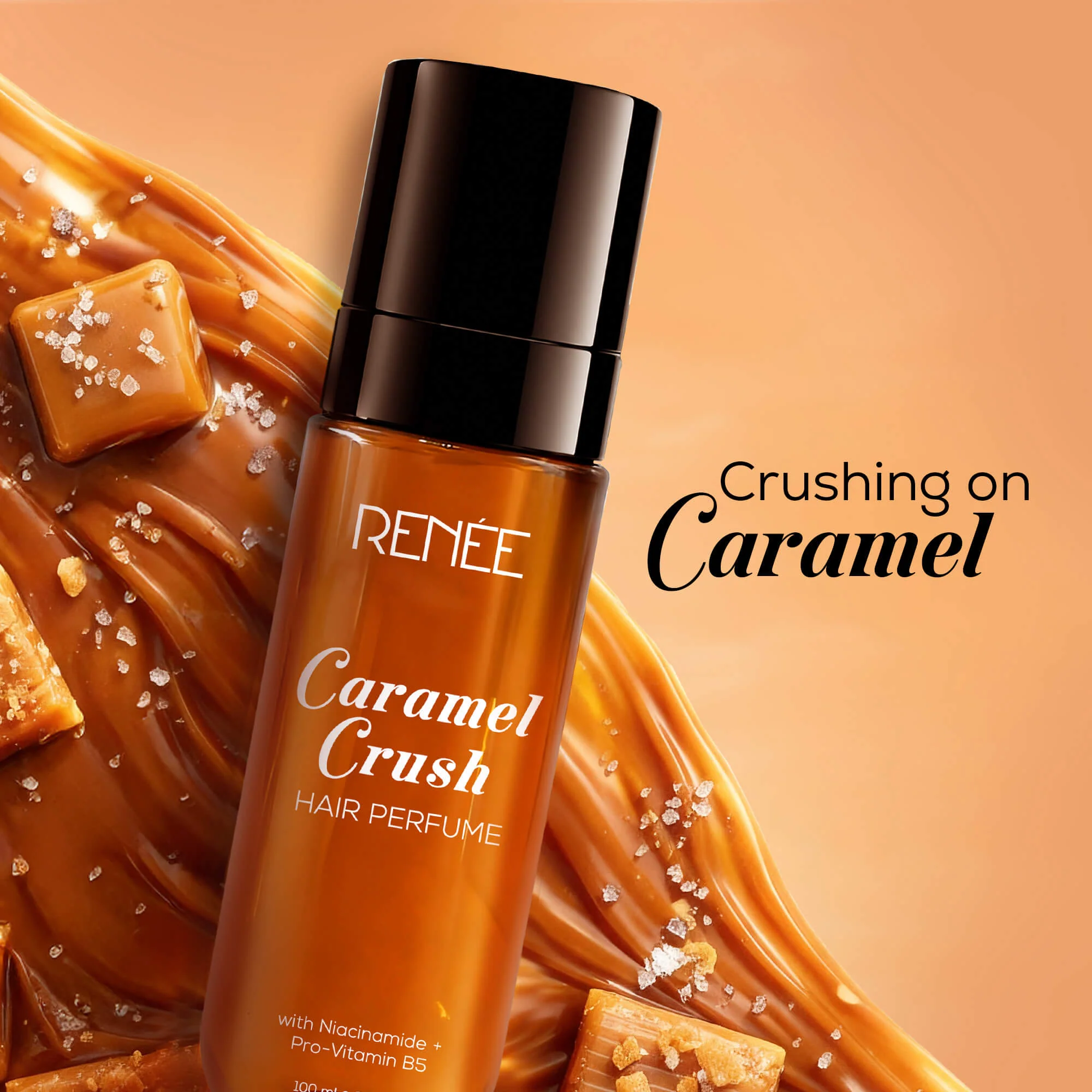 RENEE Hair Perfume Caramel Crush, With Niacinamide & Provitamin B5, 100ml - Image 6