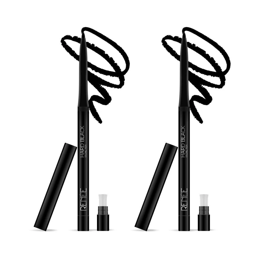 RENEE Hard Black Kajal Pen with Sharpener, 0.35 g - Image 8