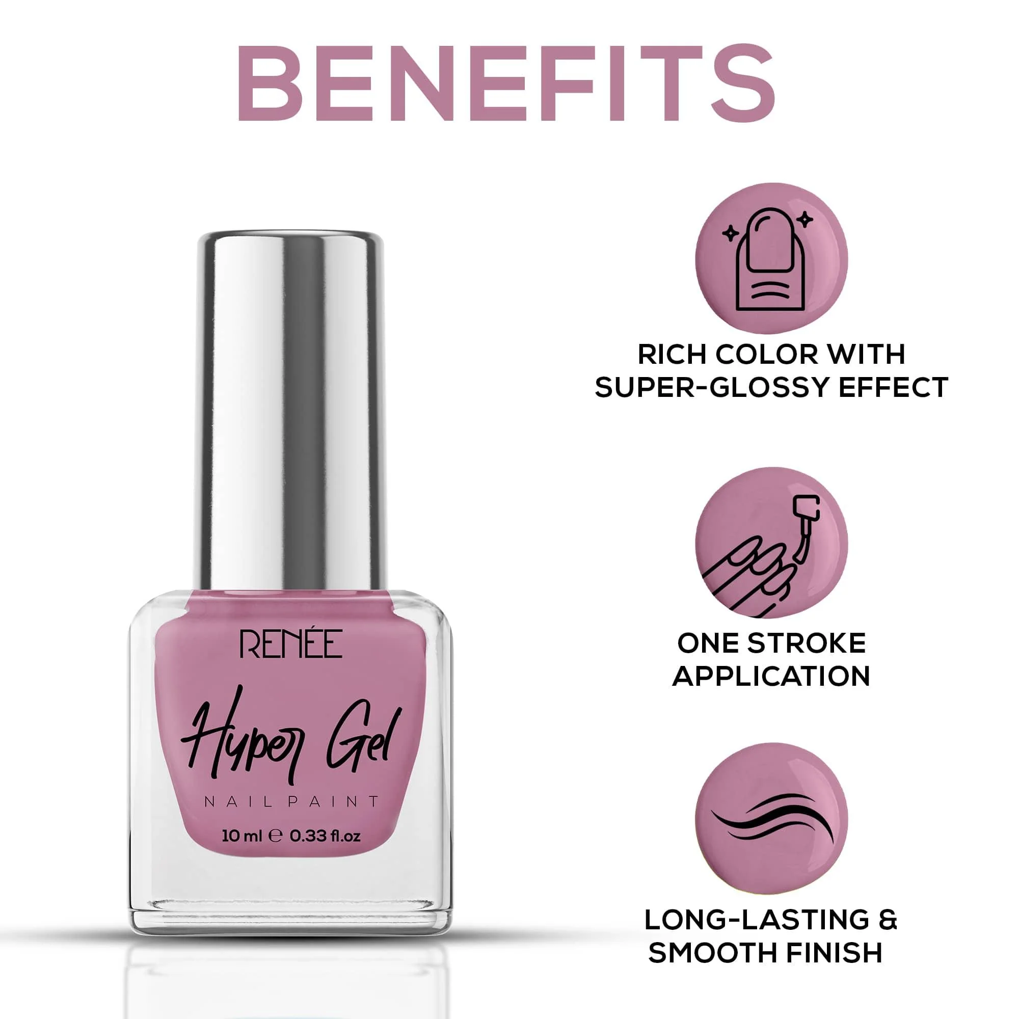 RENEE Hyper Gel Nail Paint 10ml - Image 18