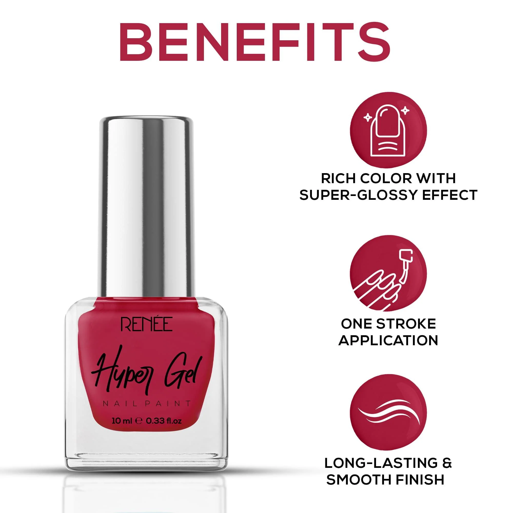 RENEE Hyper Gel Nail Paint 10ml - Image 33