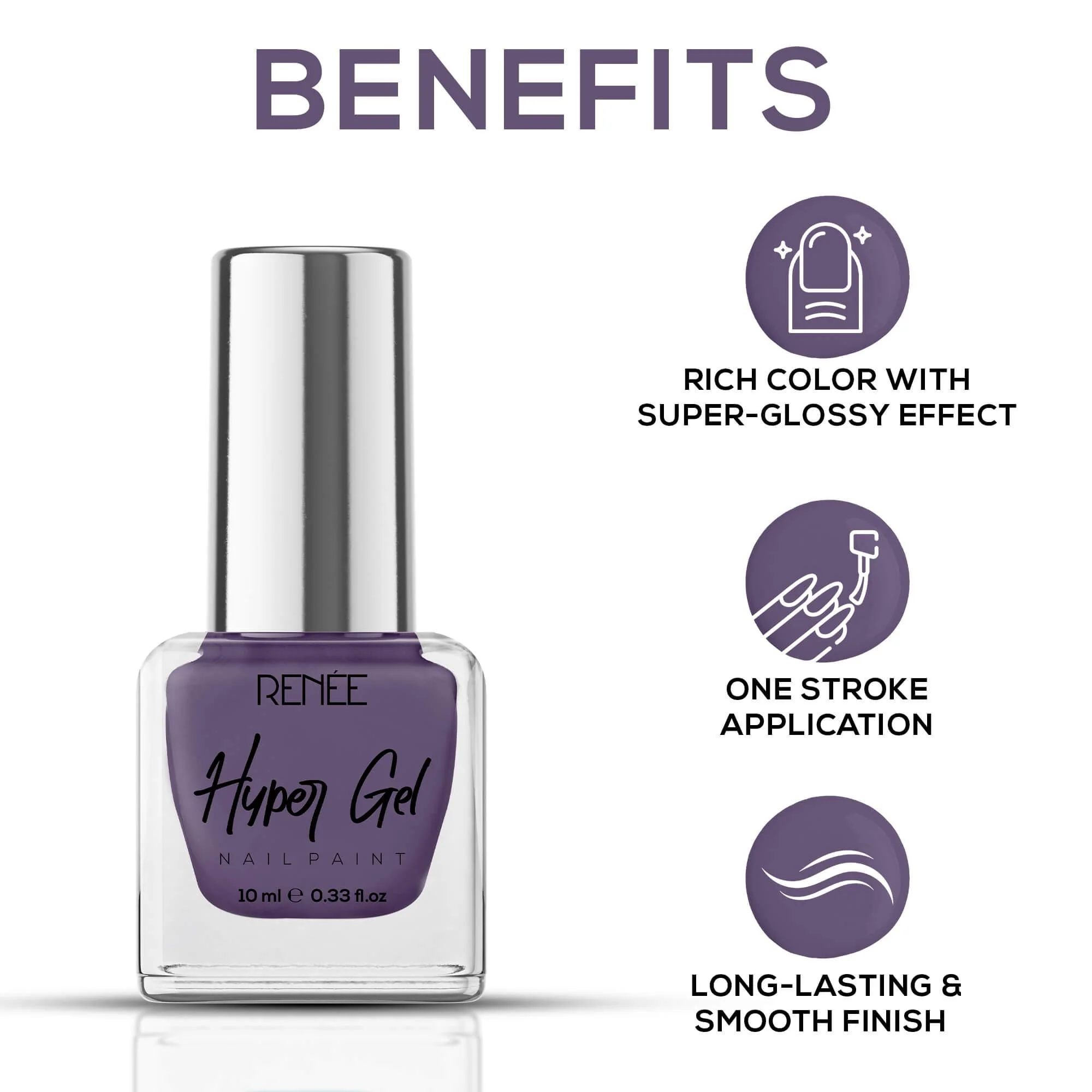 RENEE Hyper Gel Nail Paint 10ml - Image 38