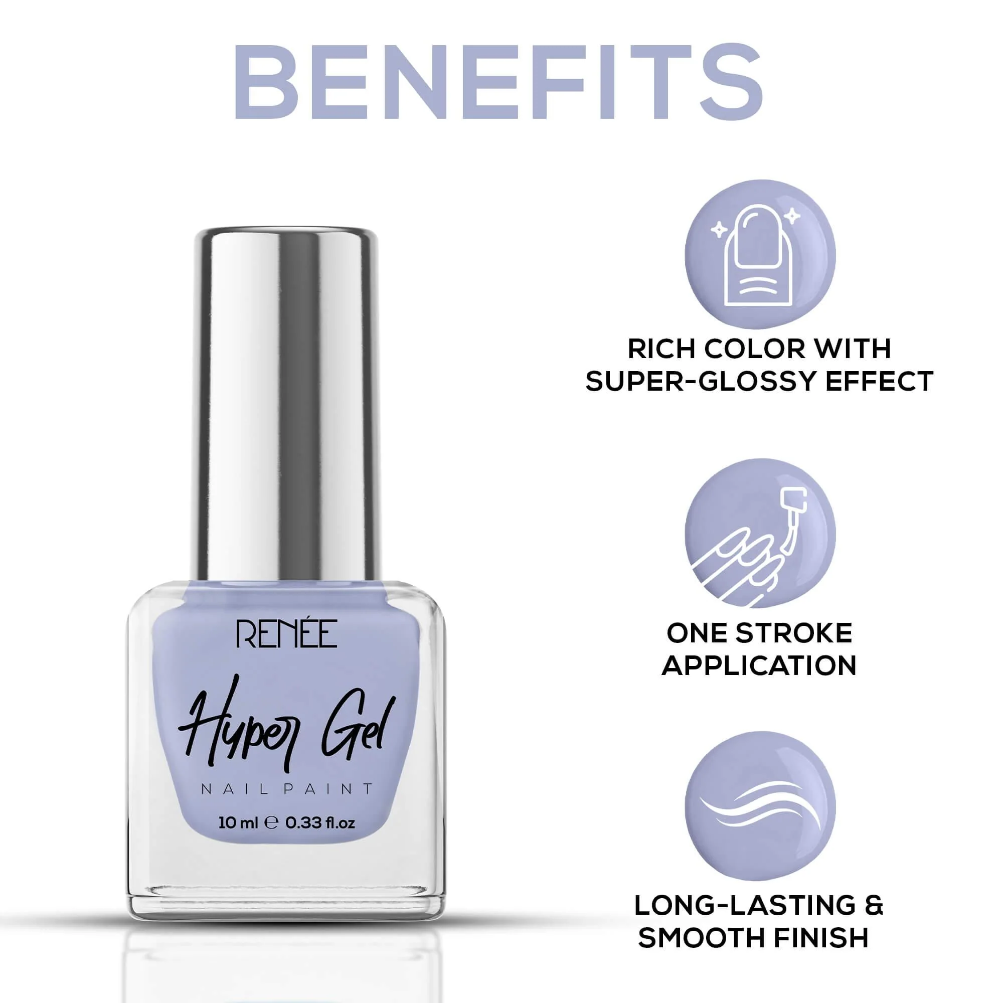 RENEE Hyper Gel Nail Paint 10ml - Image 43