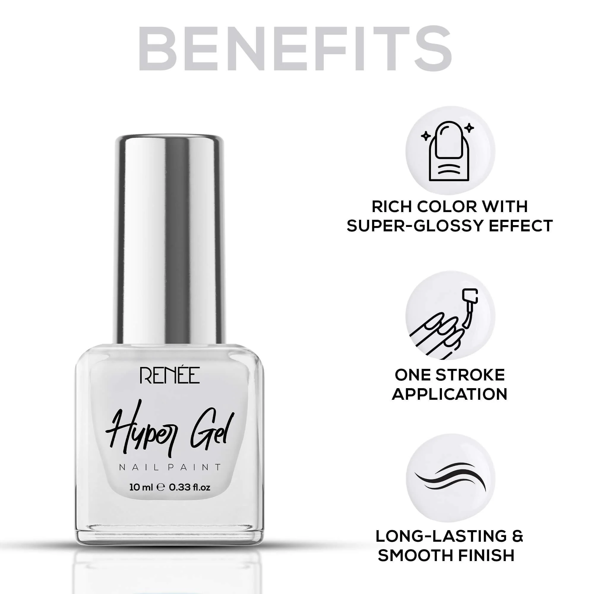 RENEE Hyper Gel Nail Paint 10ml - Image 63