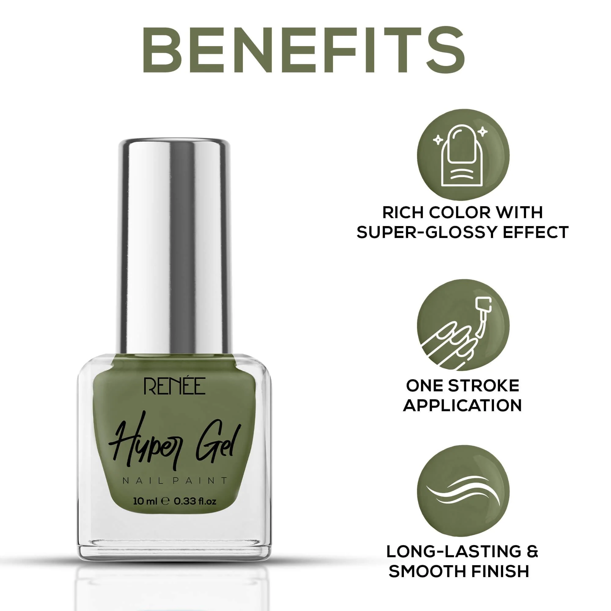 RENEE Hyper Gel Nail Paint 10ml - Image 68