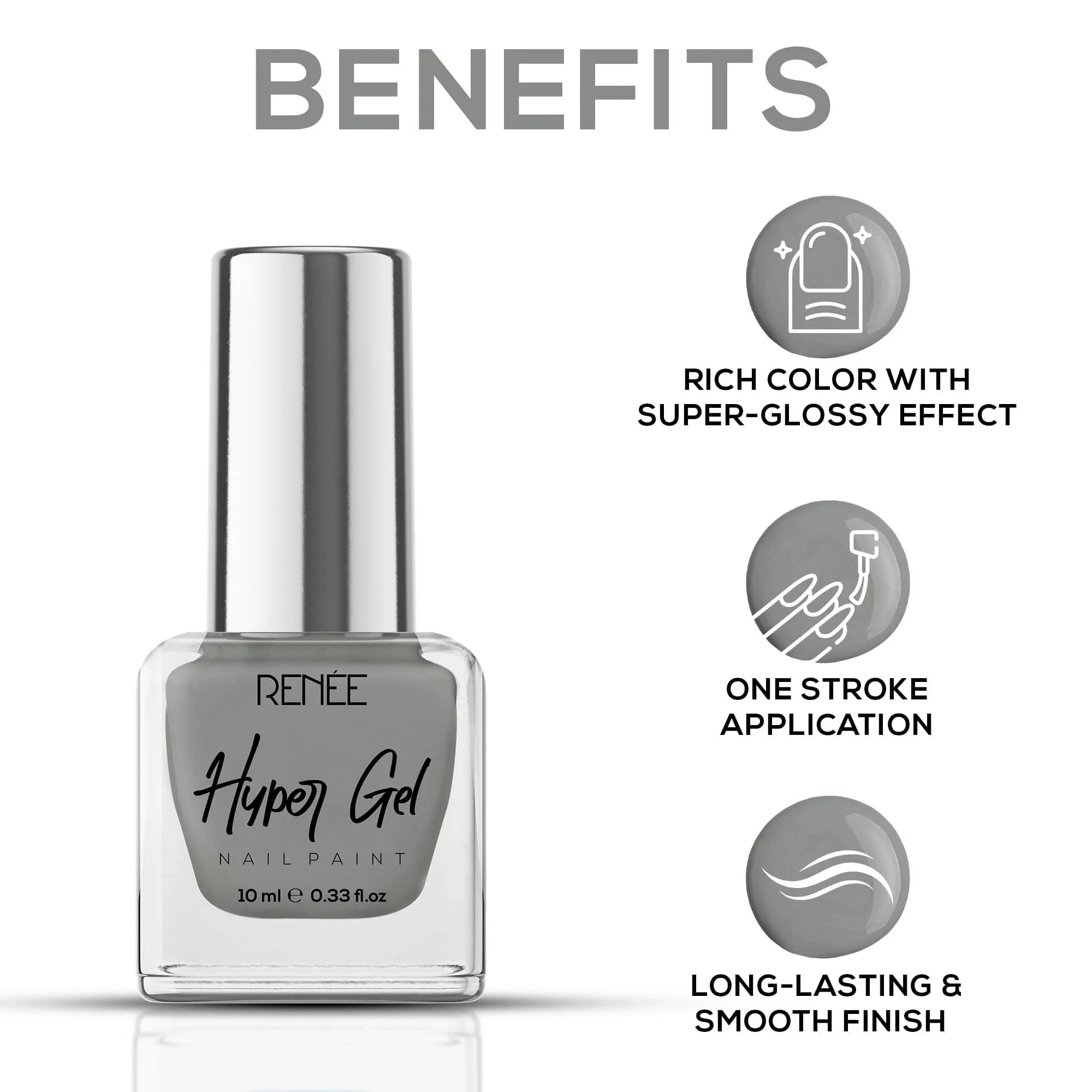 RENEE Hyper Gel Nail Paint 10ml - Image 7