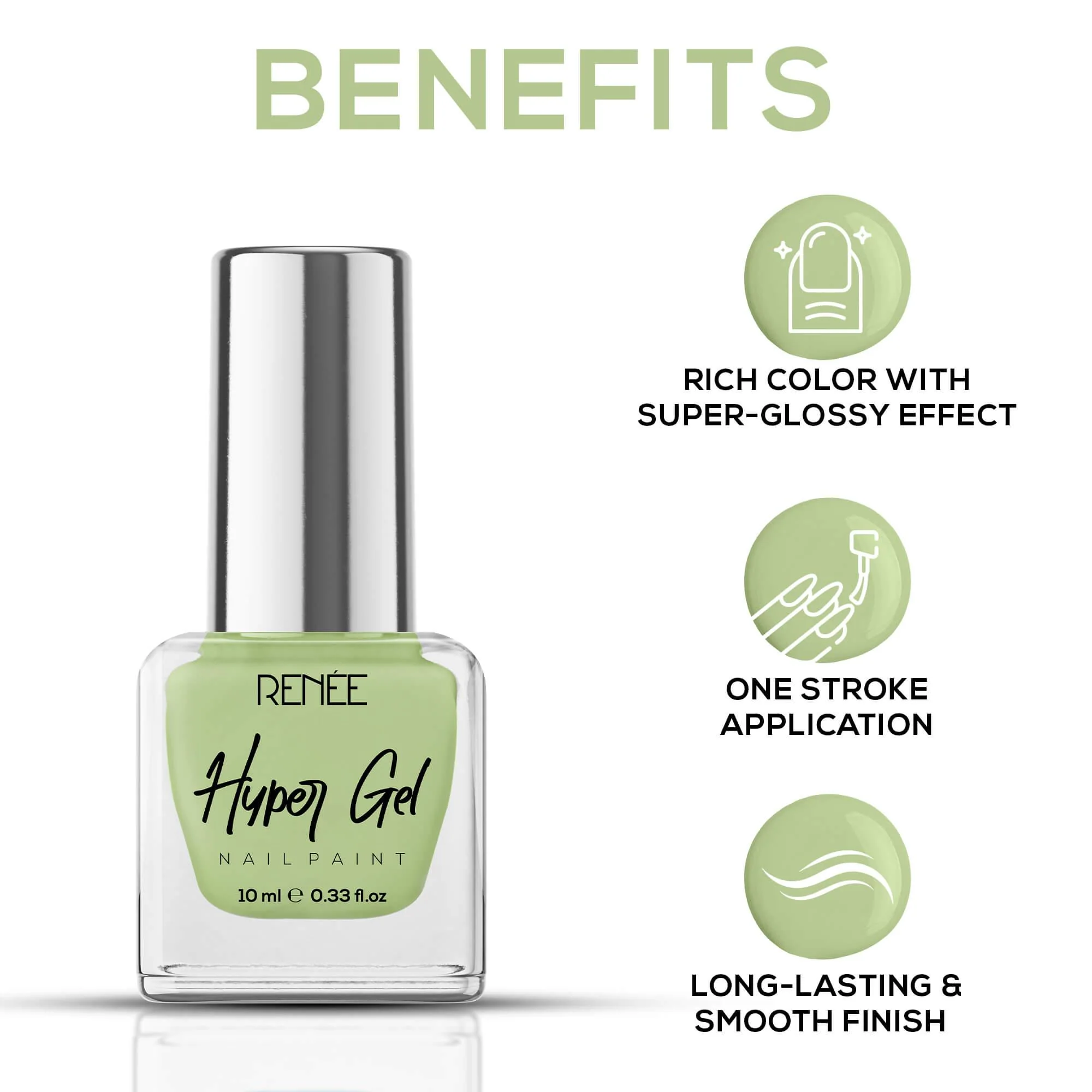 RENEE Hyper Gel Nail Paint 10ml - Image 78
