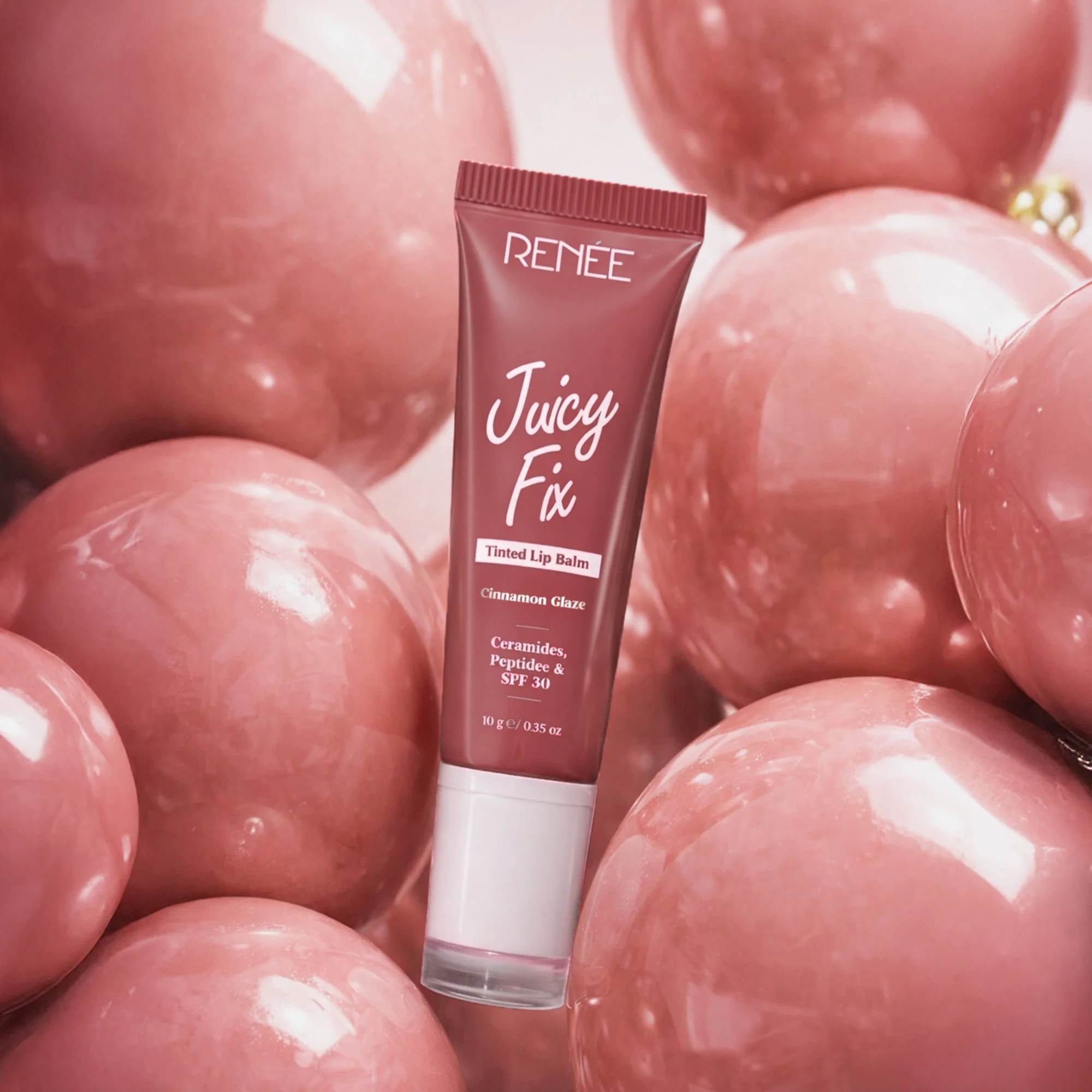 RENEE Juicy Fix Tinted Lip Balm With SPF 30, 10g - Image 12