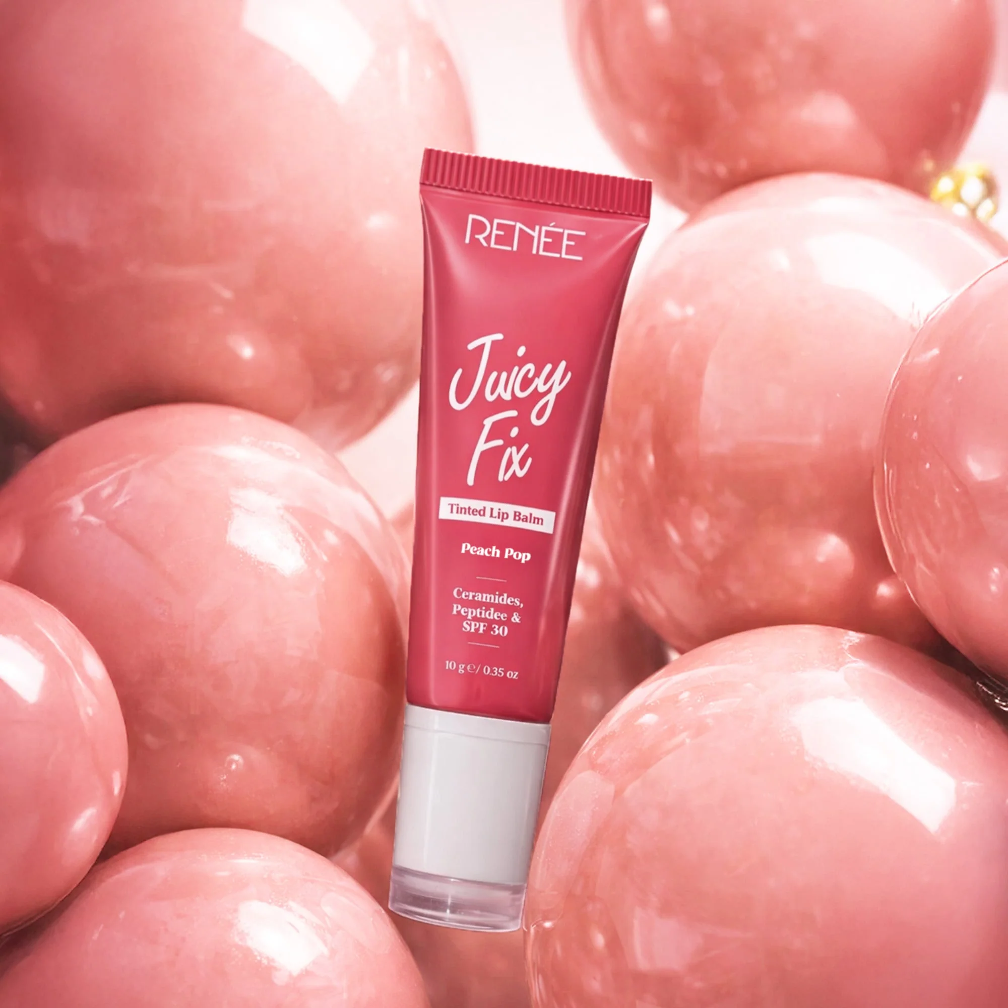 RENEE Juicy Fix Tinted Lip Balm With SPF 30, 10g - Image 21
