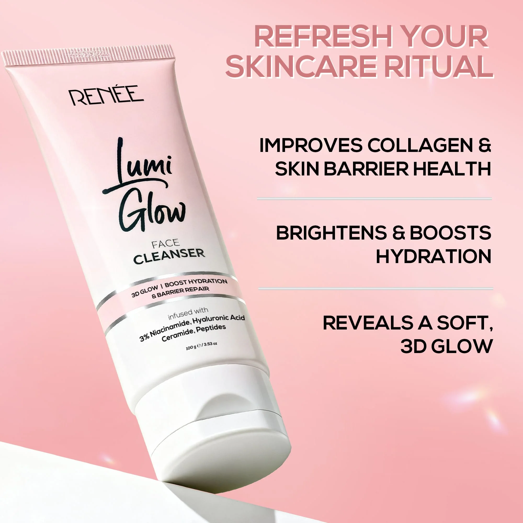 RENEE Lumi Glow Face Cleanser, 100g - Image 4