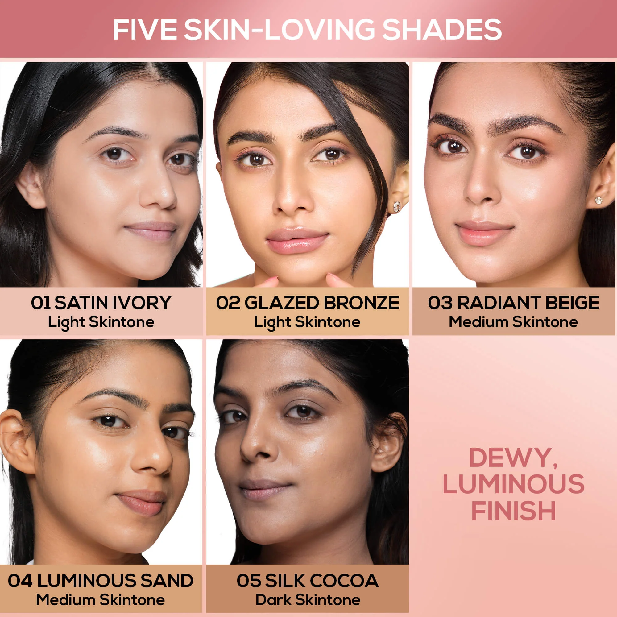 RENEE Lumi Glow Highlighting Liquid Foundation With Dewy Finish, Buildable Coverage & 3D Glow, 30 ml - Image 18