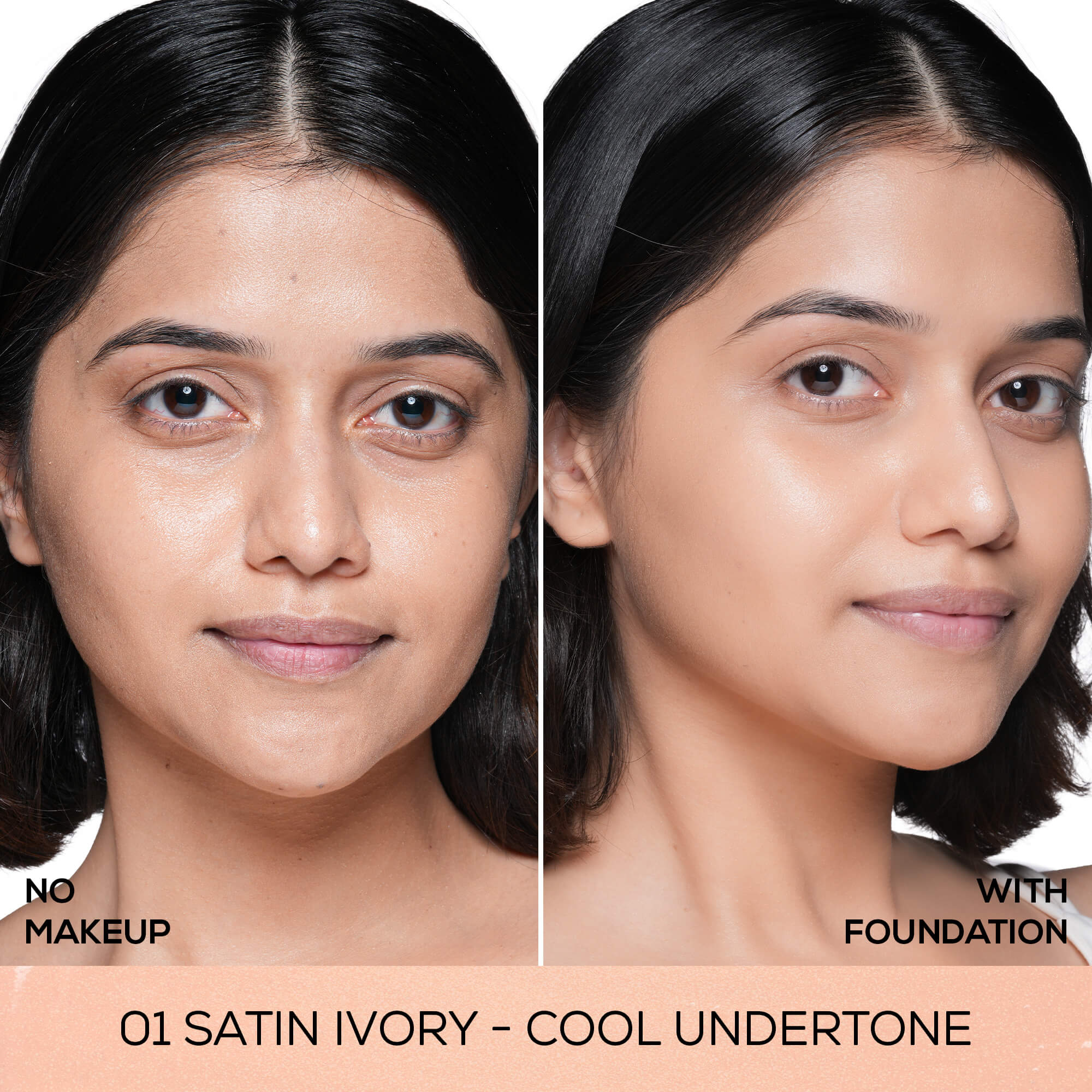 RENEE Lumi Glow Highlighting Liquid Foundation With Dewy Finish, Buildable Coverage & 3D Glow, 30 ml - Image 3