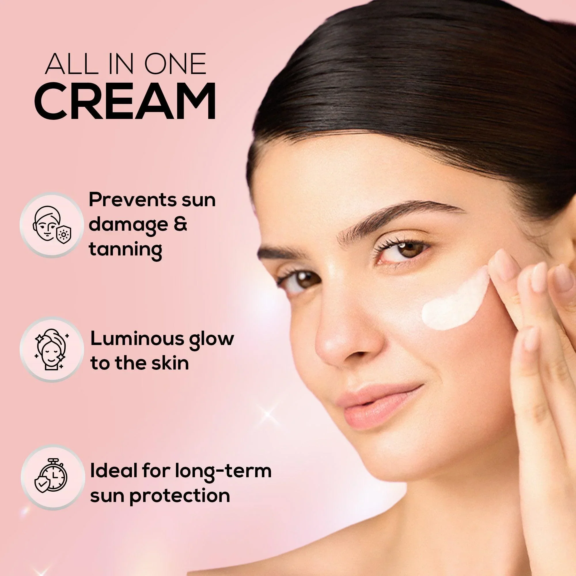 RENEE Lumi Glow Highlighting Sunscreen In-Vivo Tested SPF 50 - Image 3